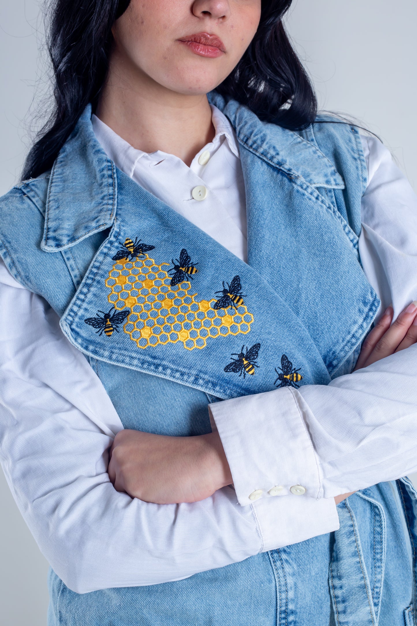 Jeans vest bee