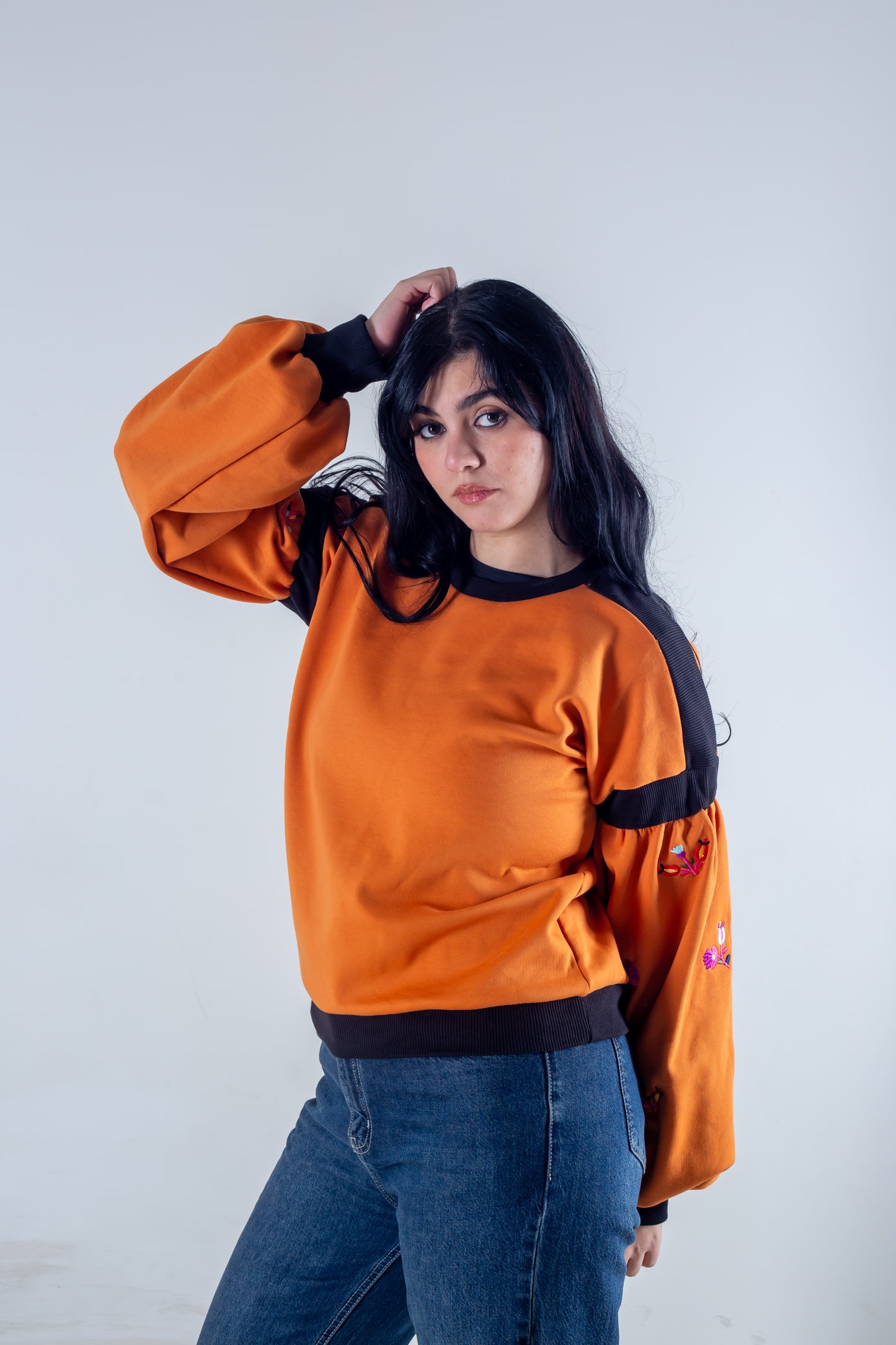 Sweatshirt orange