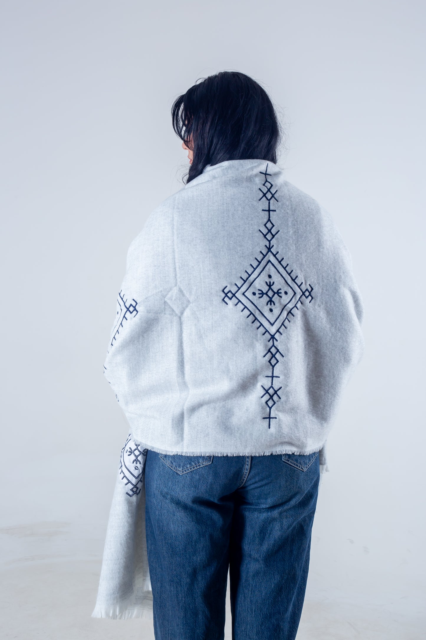 Shawl off-white