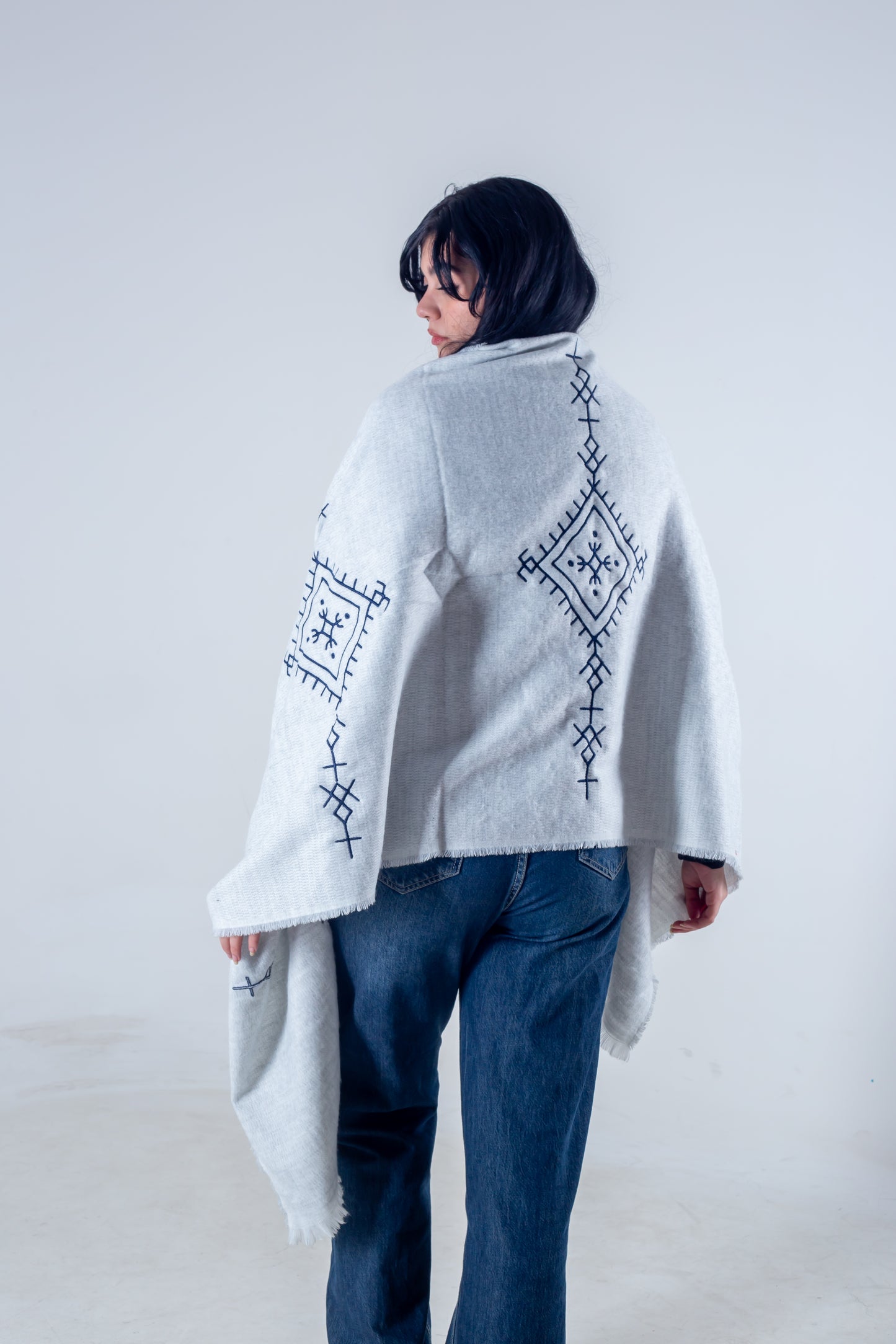 Shawl off-white