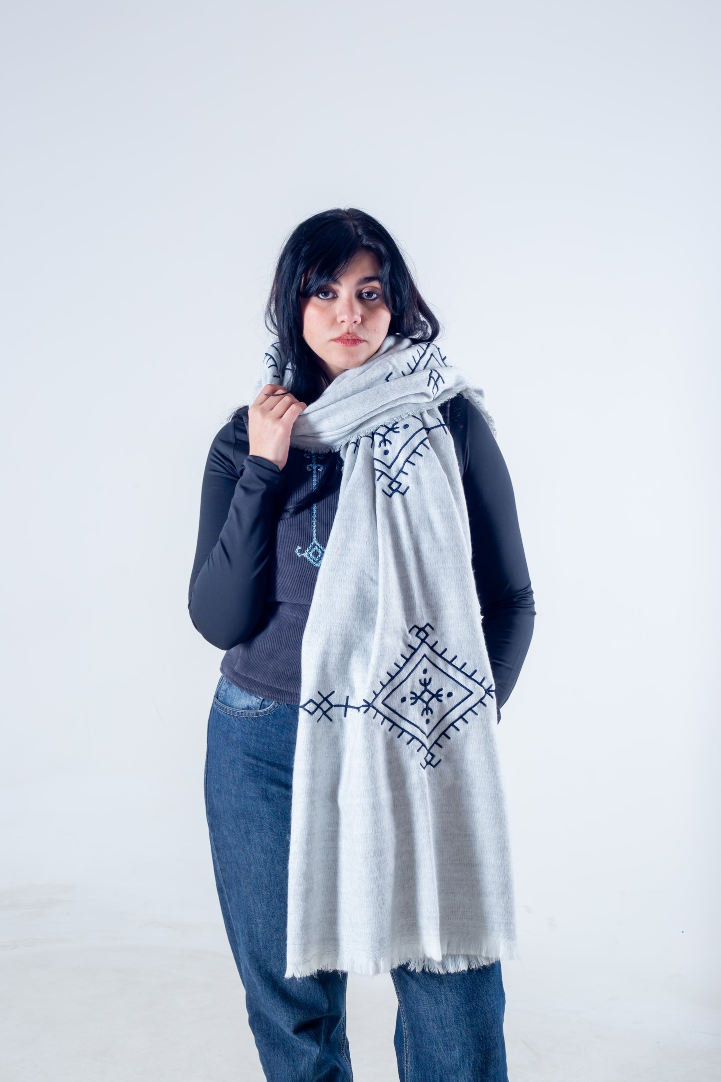 Shawl off-white