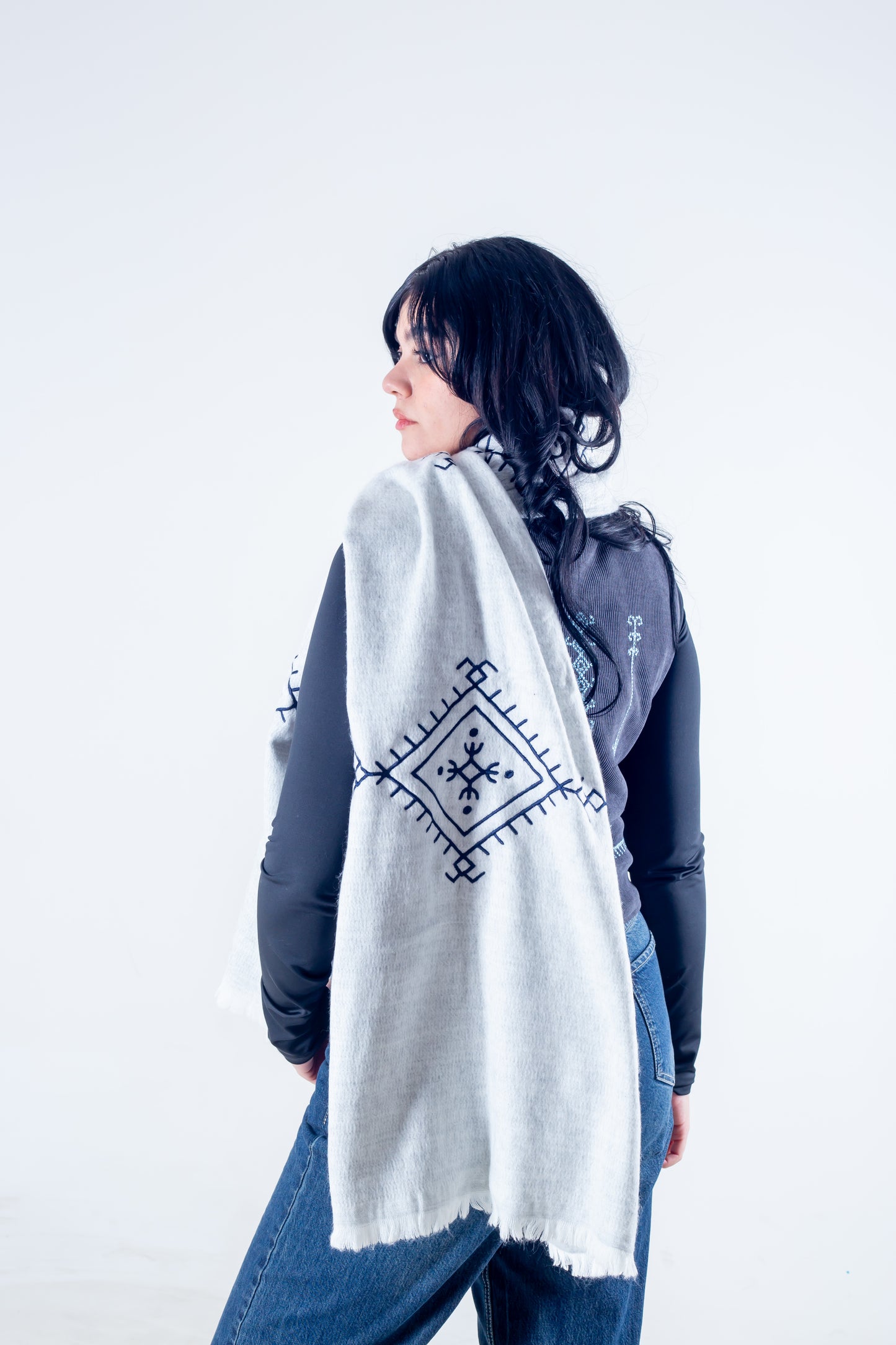Shawl off-white