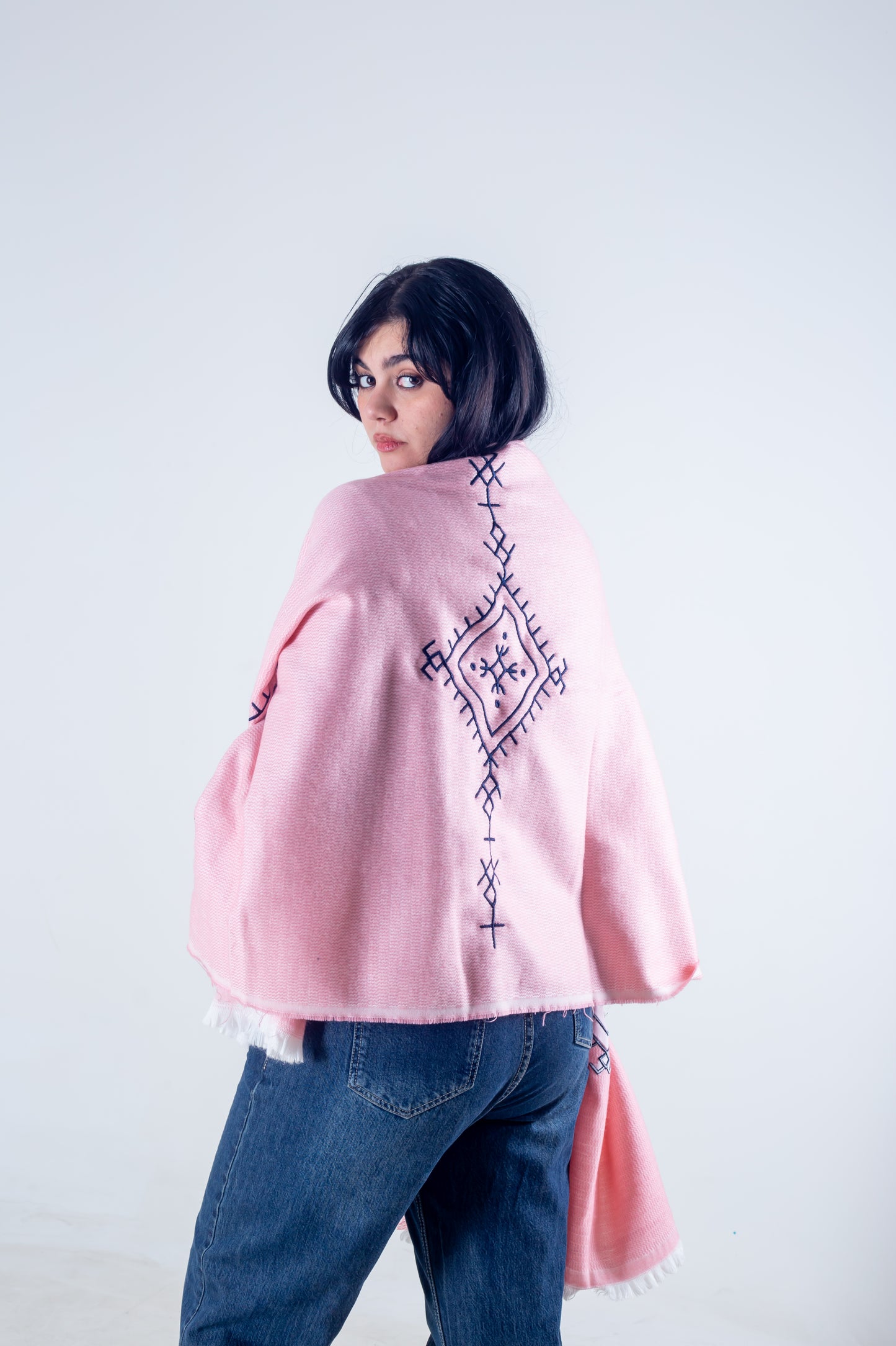 Shawl pink