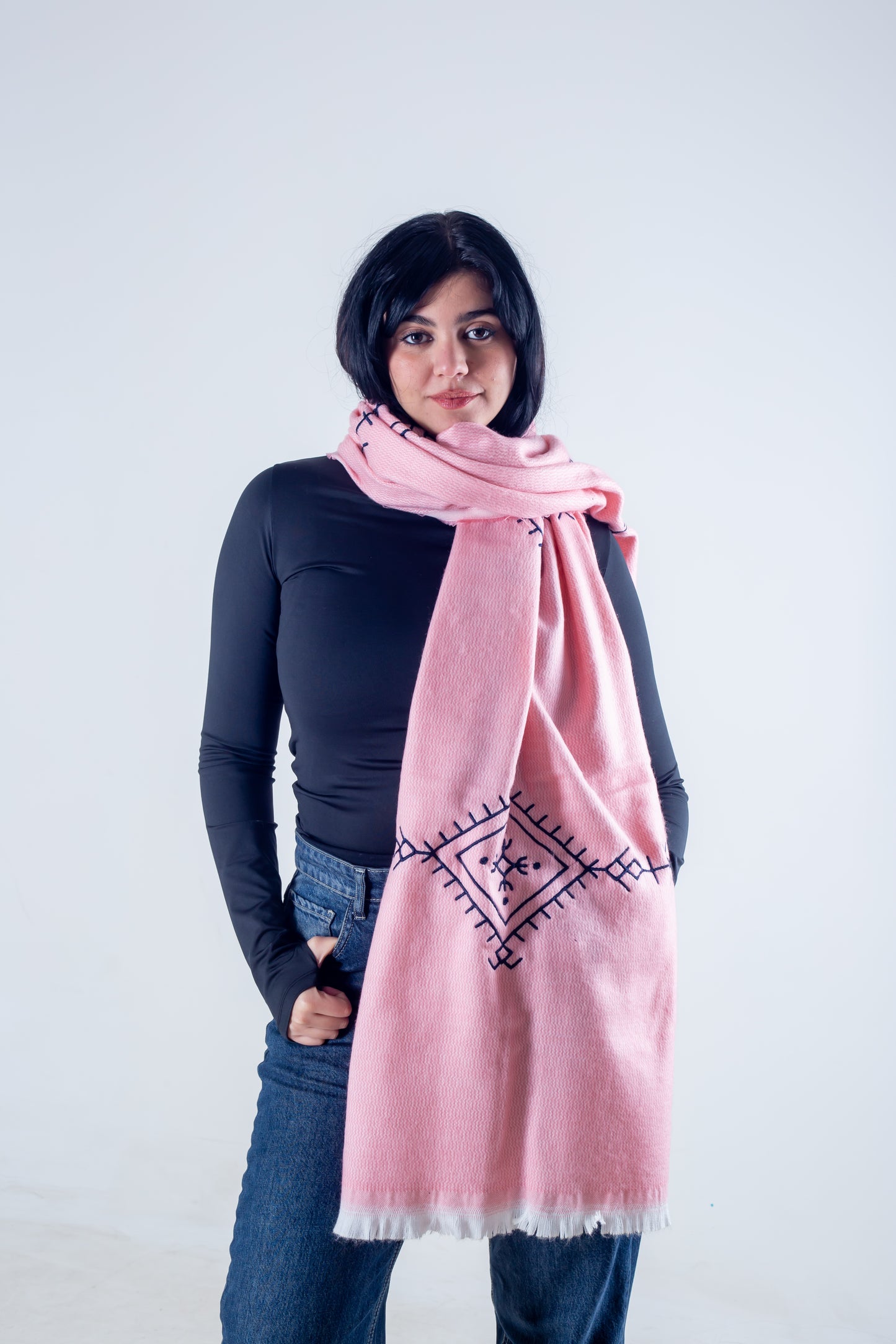 Shawl pink