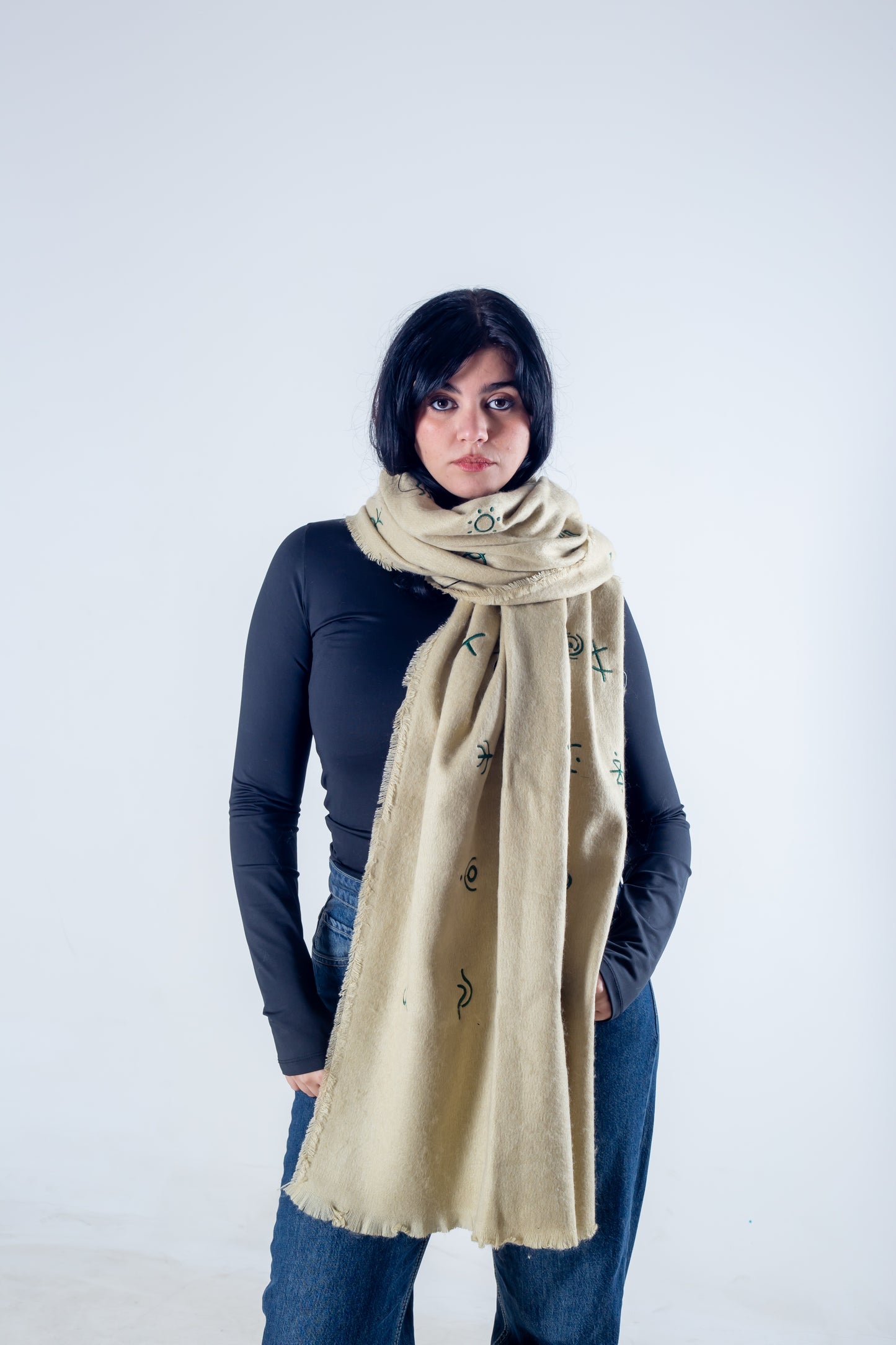 Shawl beige