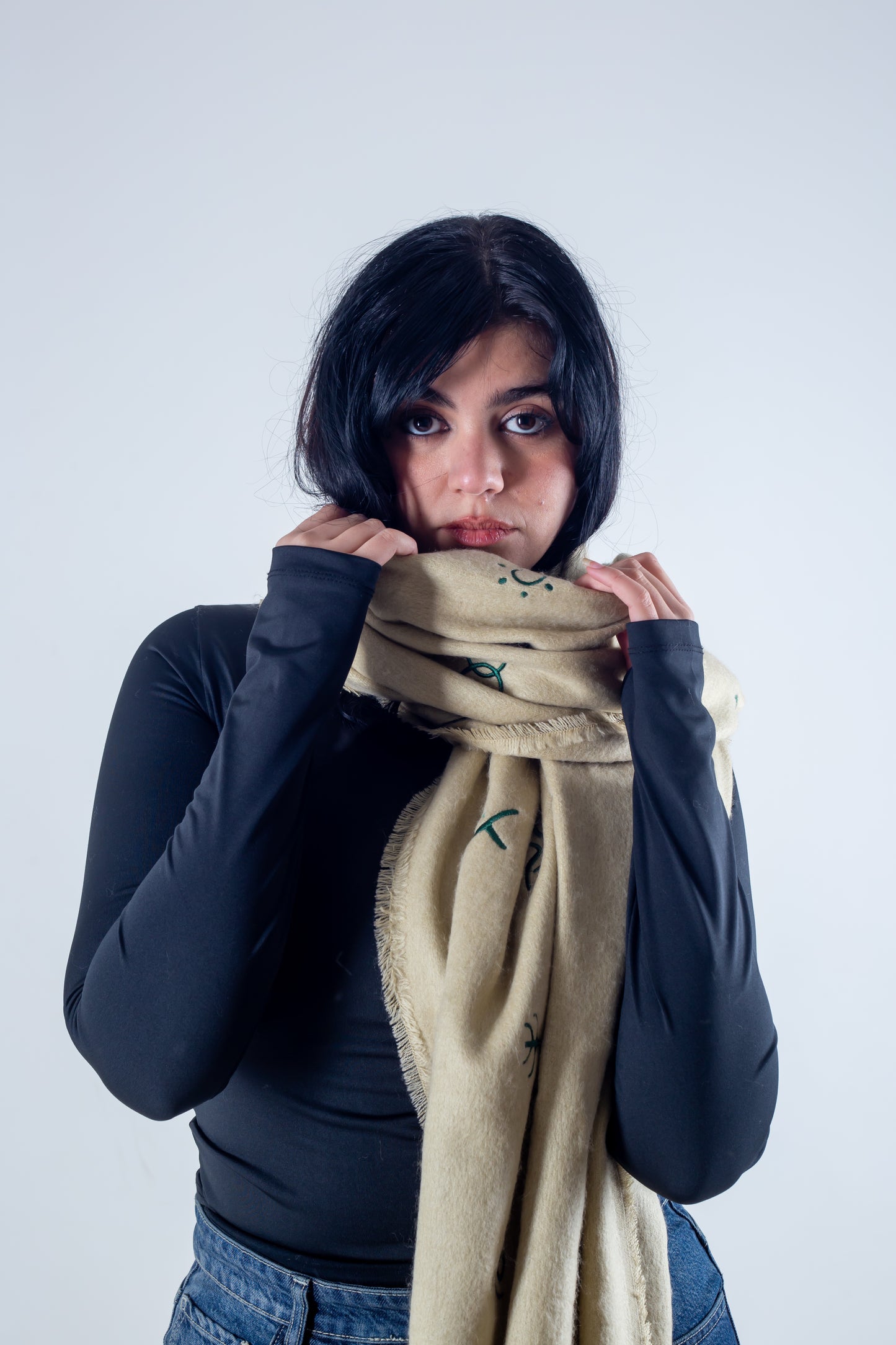 Shawl beige