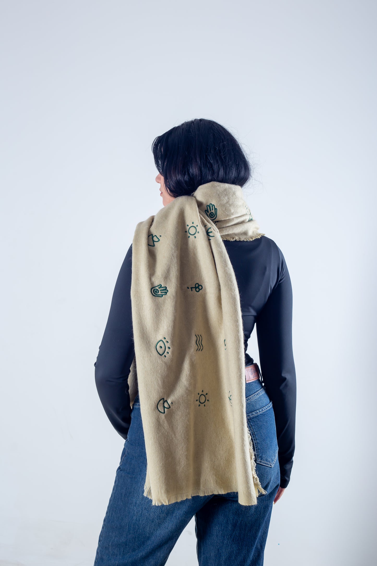 Shawl beige