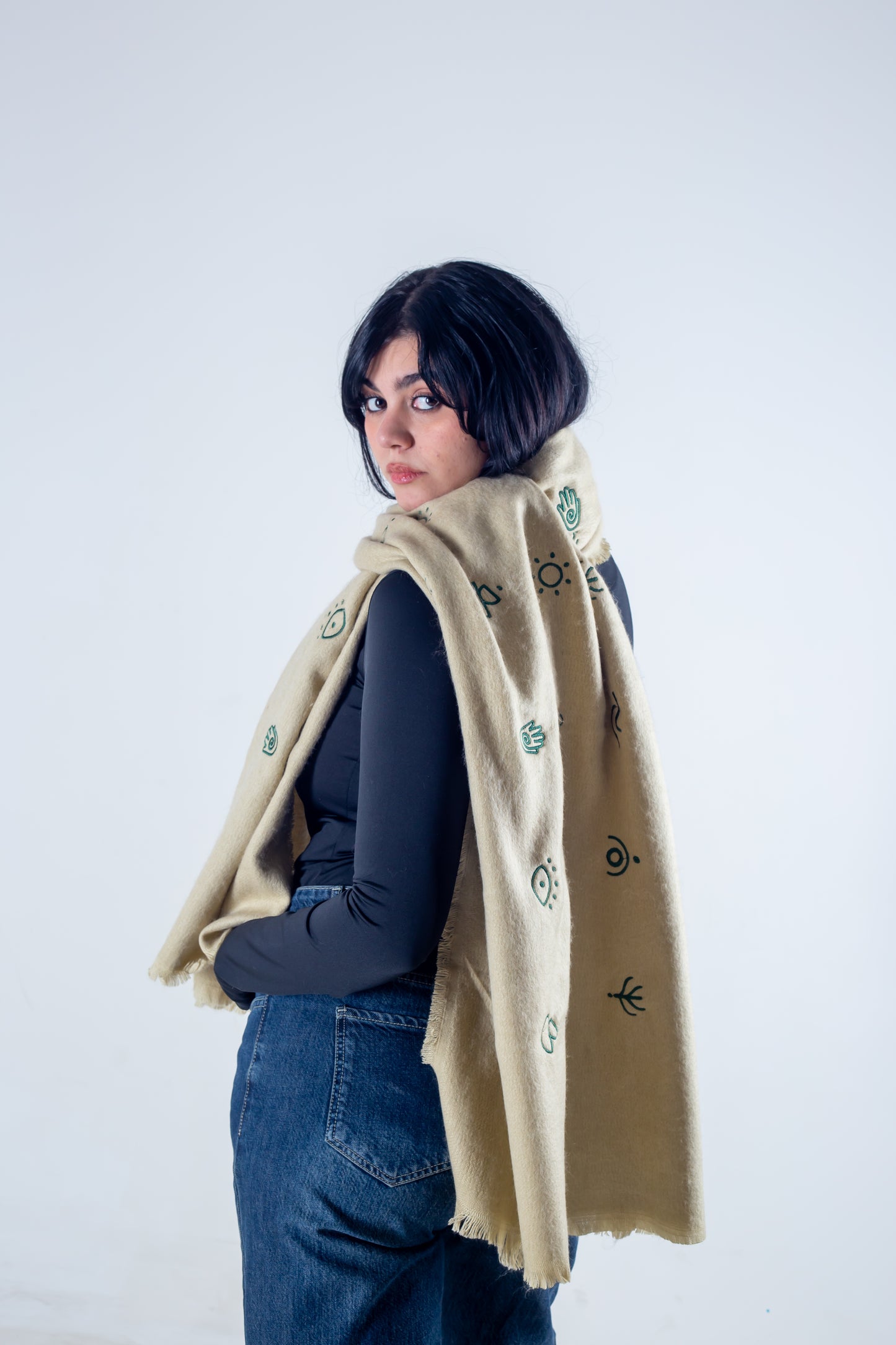 Shawl beige