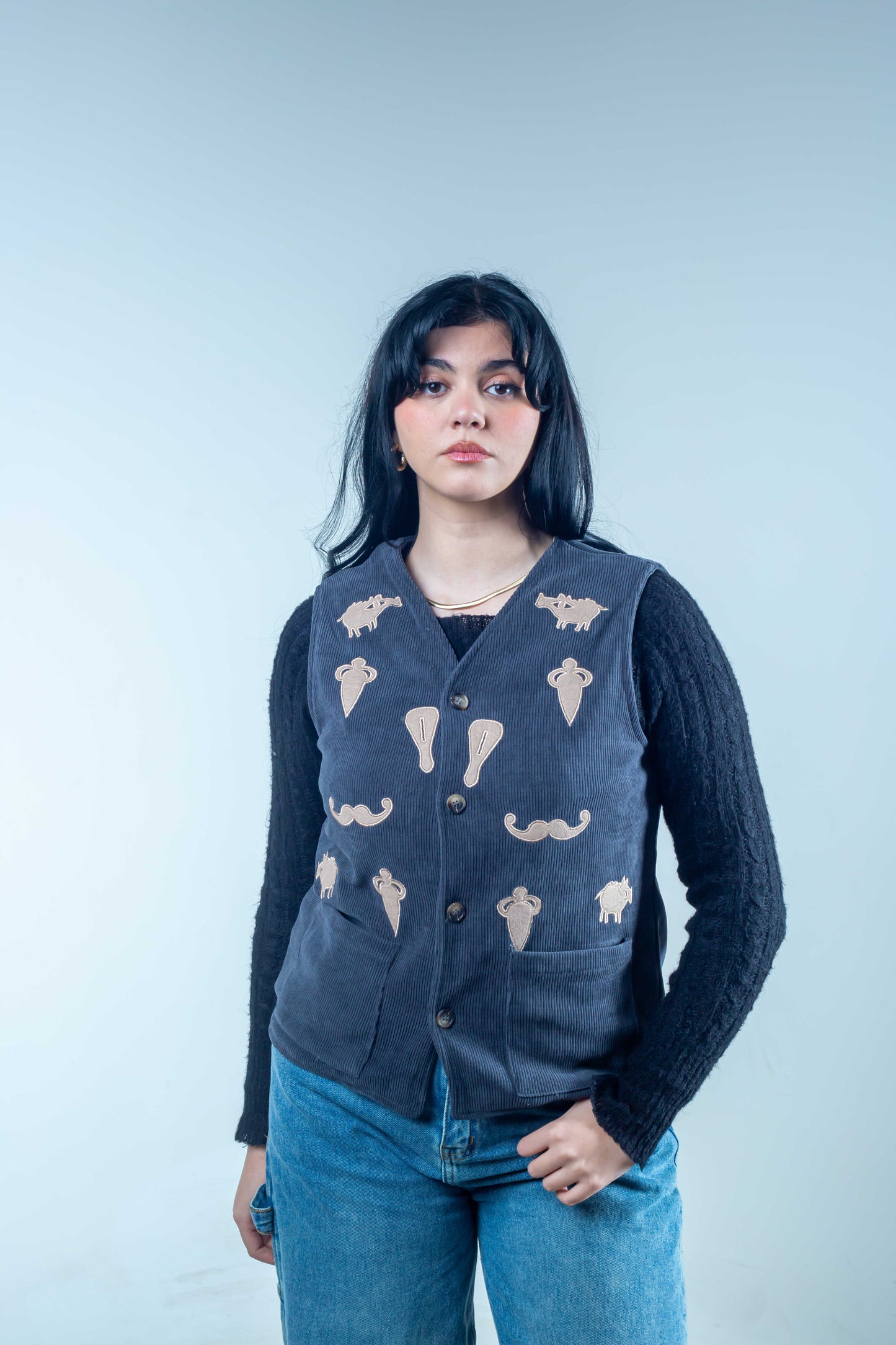 BOHO Vest Gray
