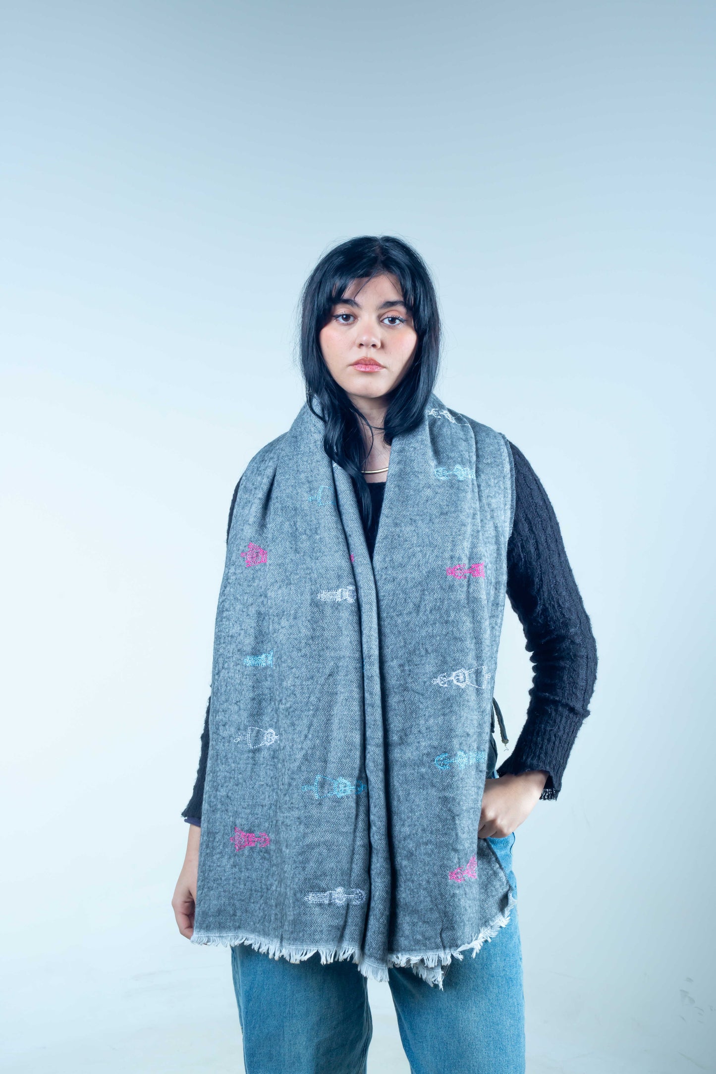 Shawl Gray