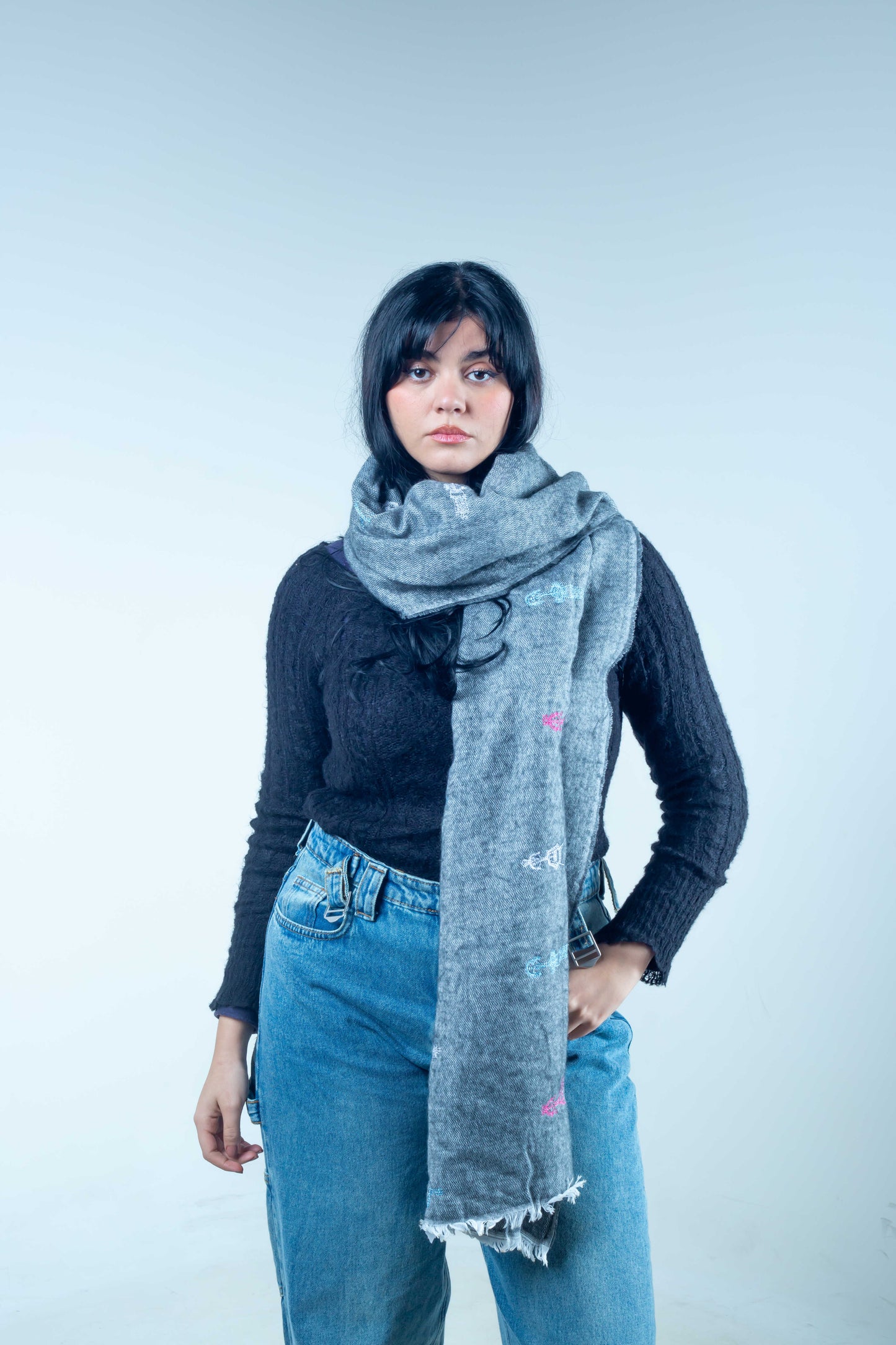 Shawl Gray