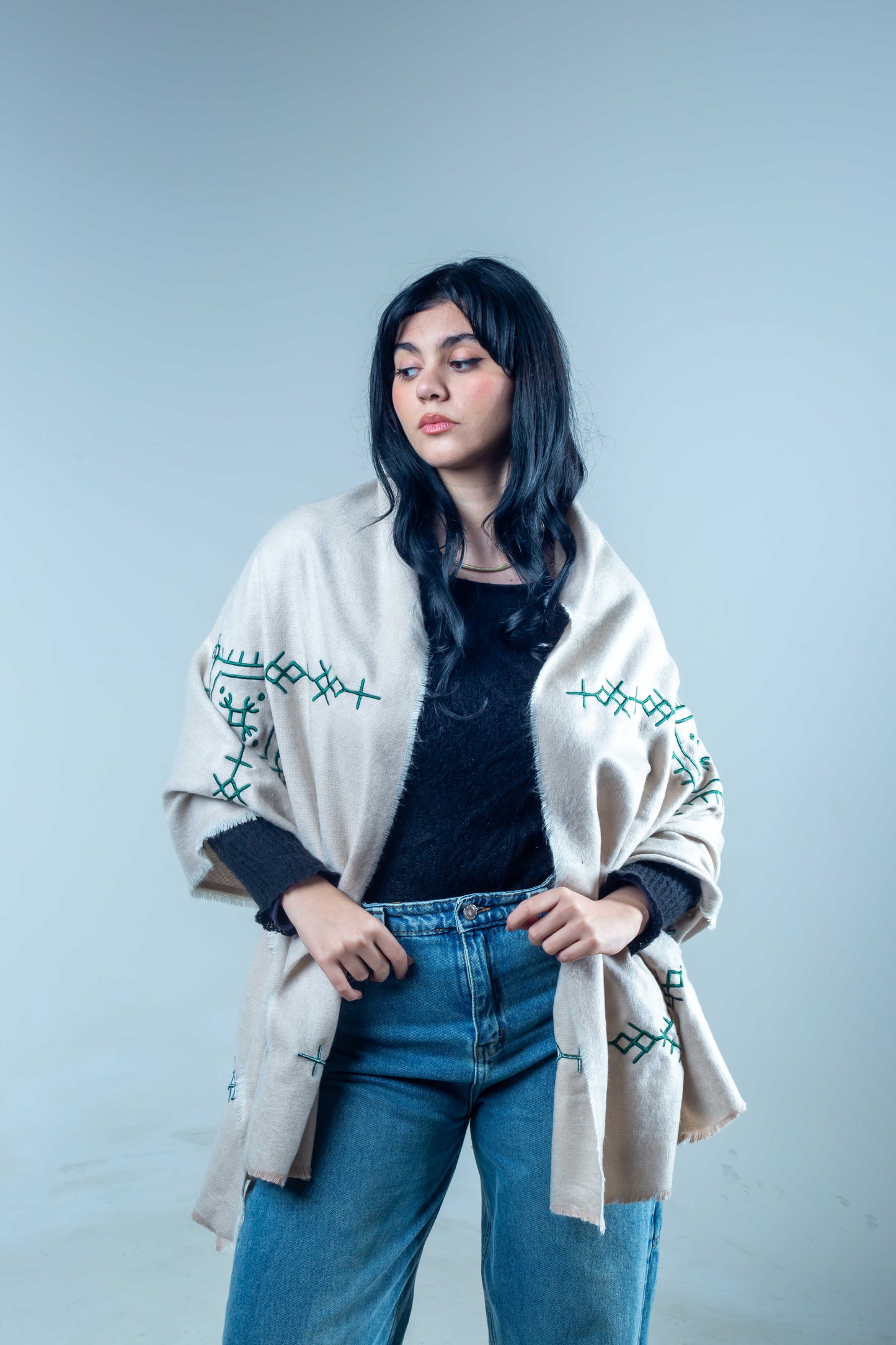 Shawl Off-white