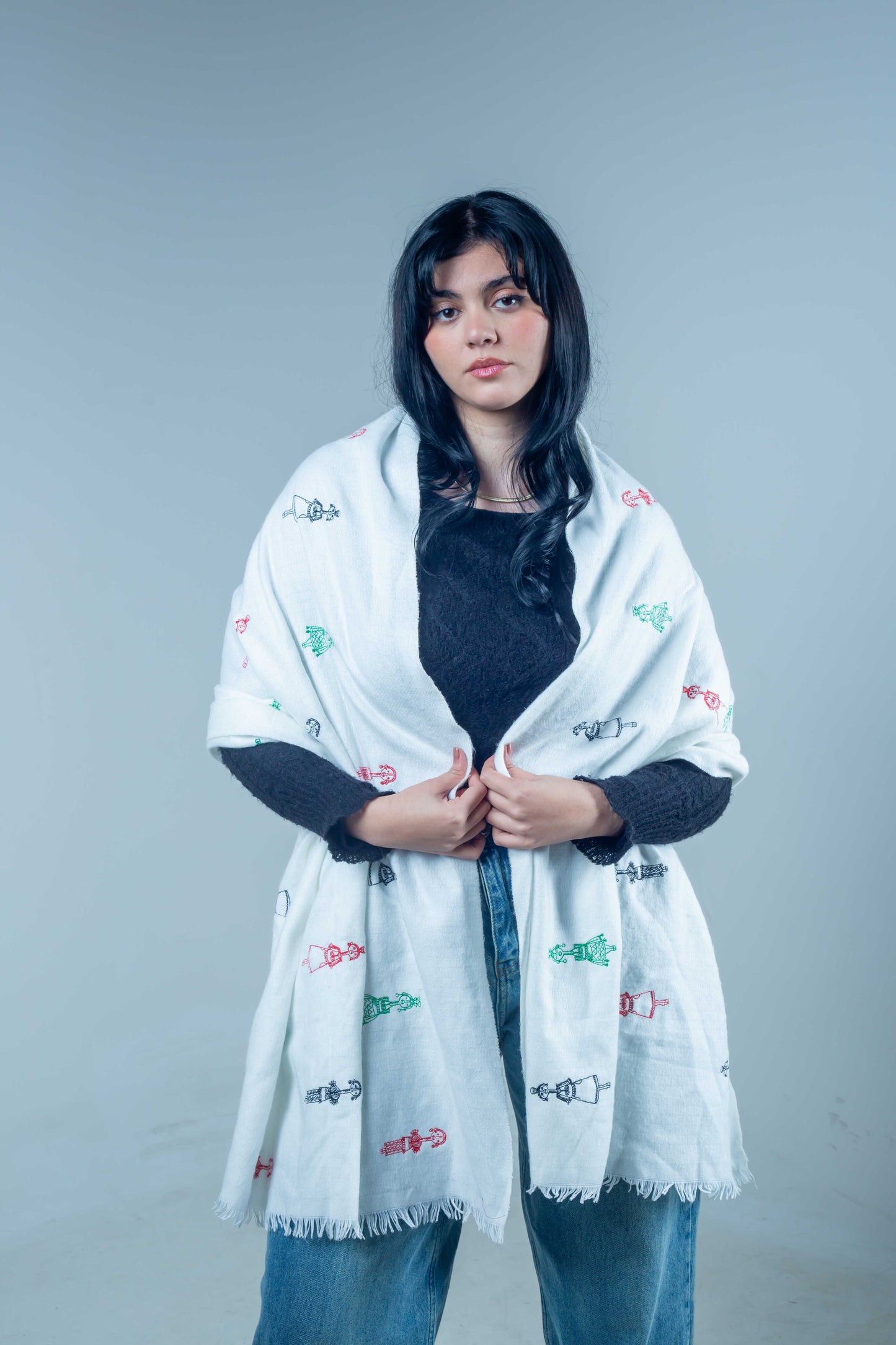 Shawl White