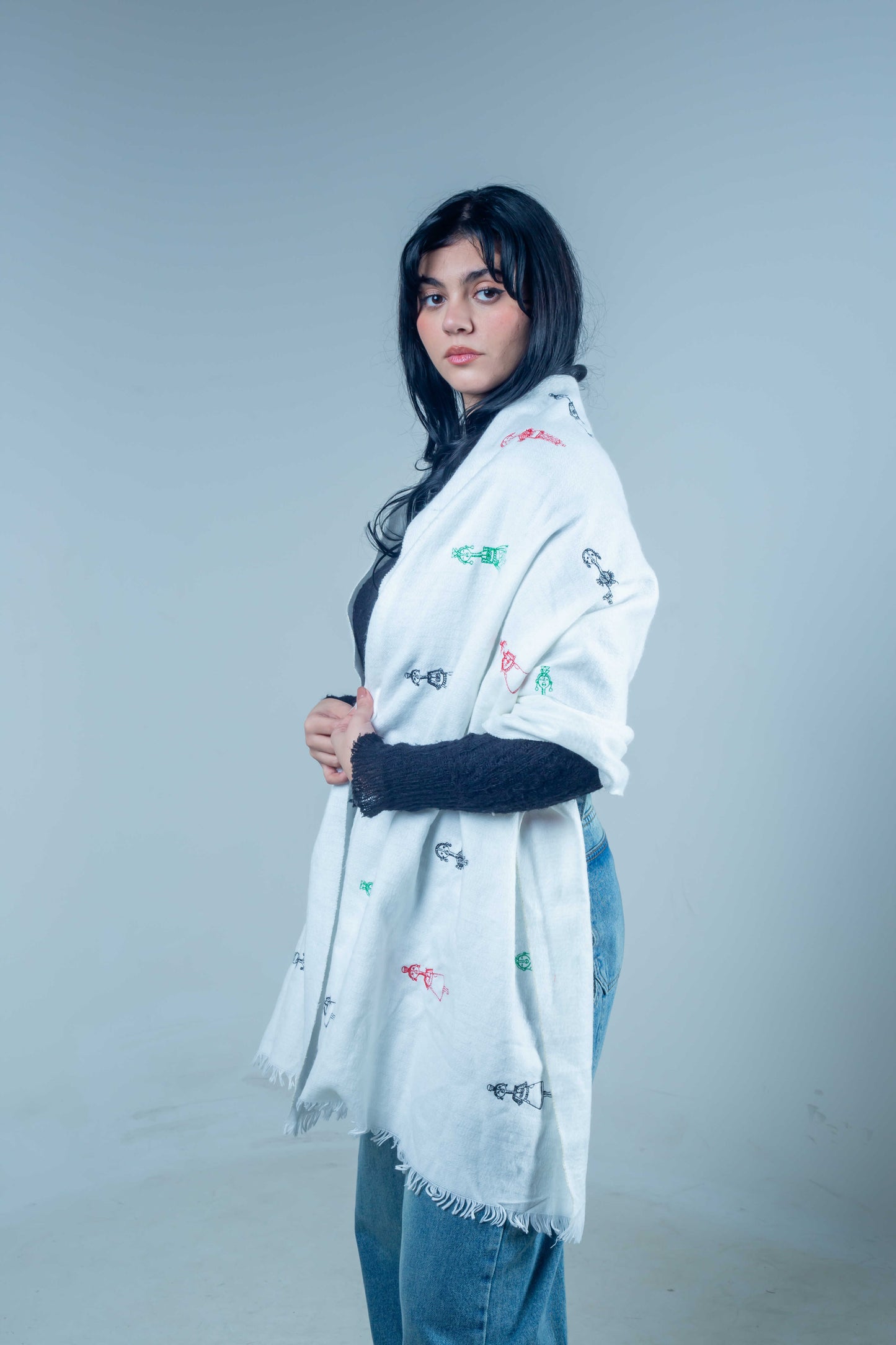 Shawl White
