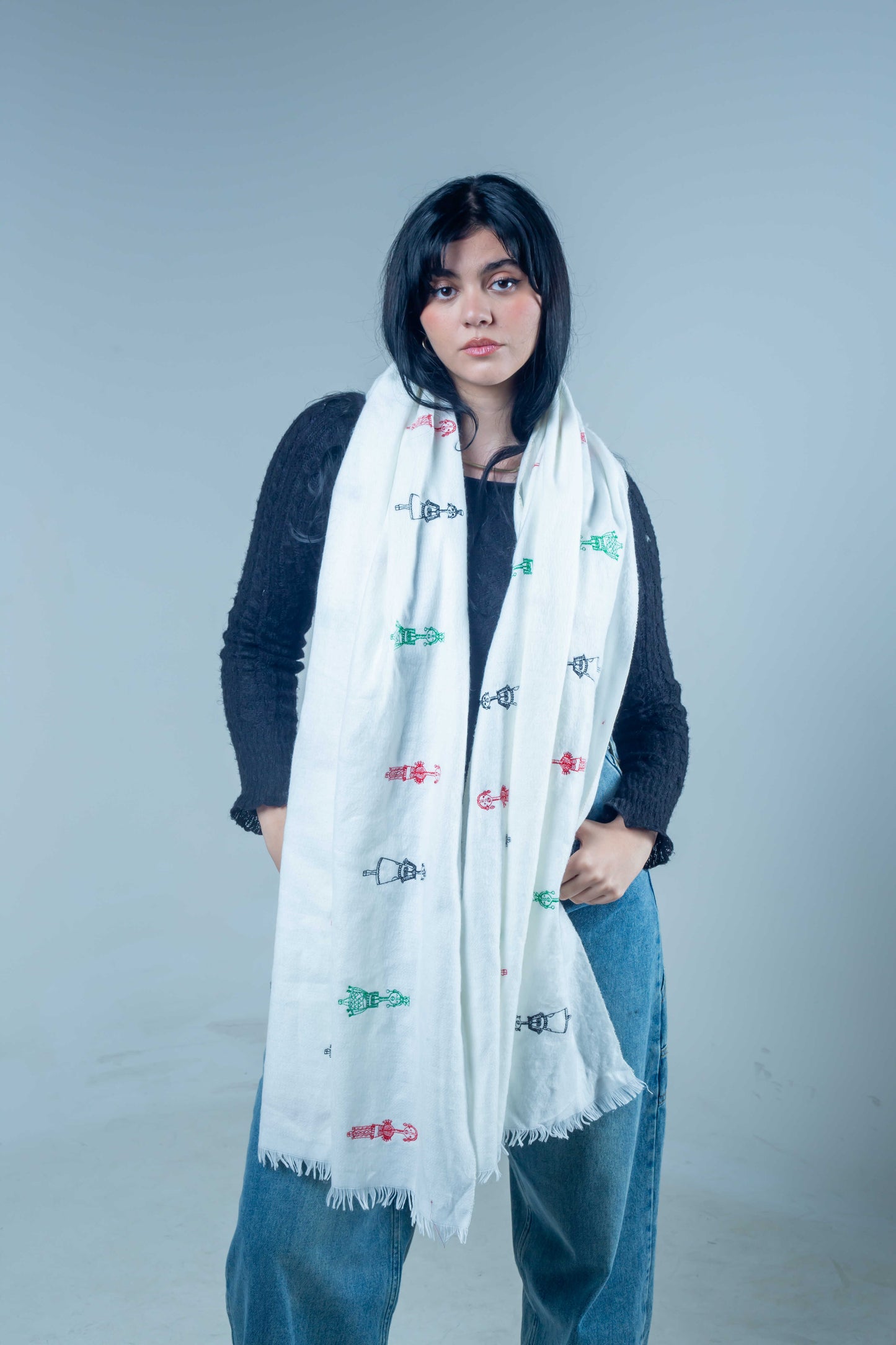 Shawl White