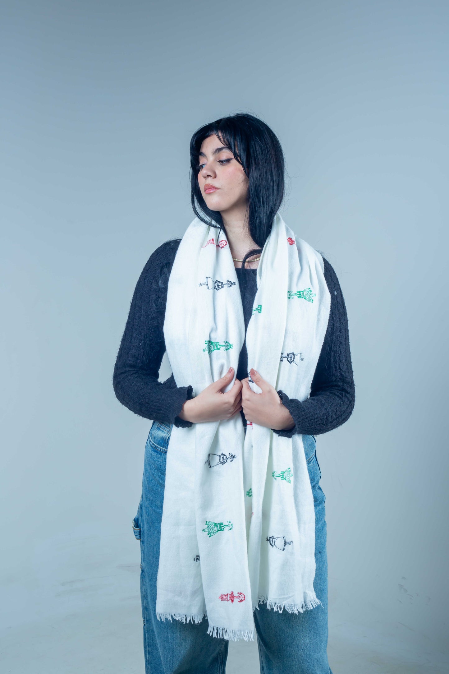 Shawl White