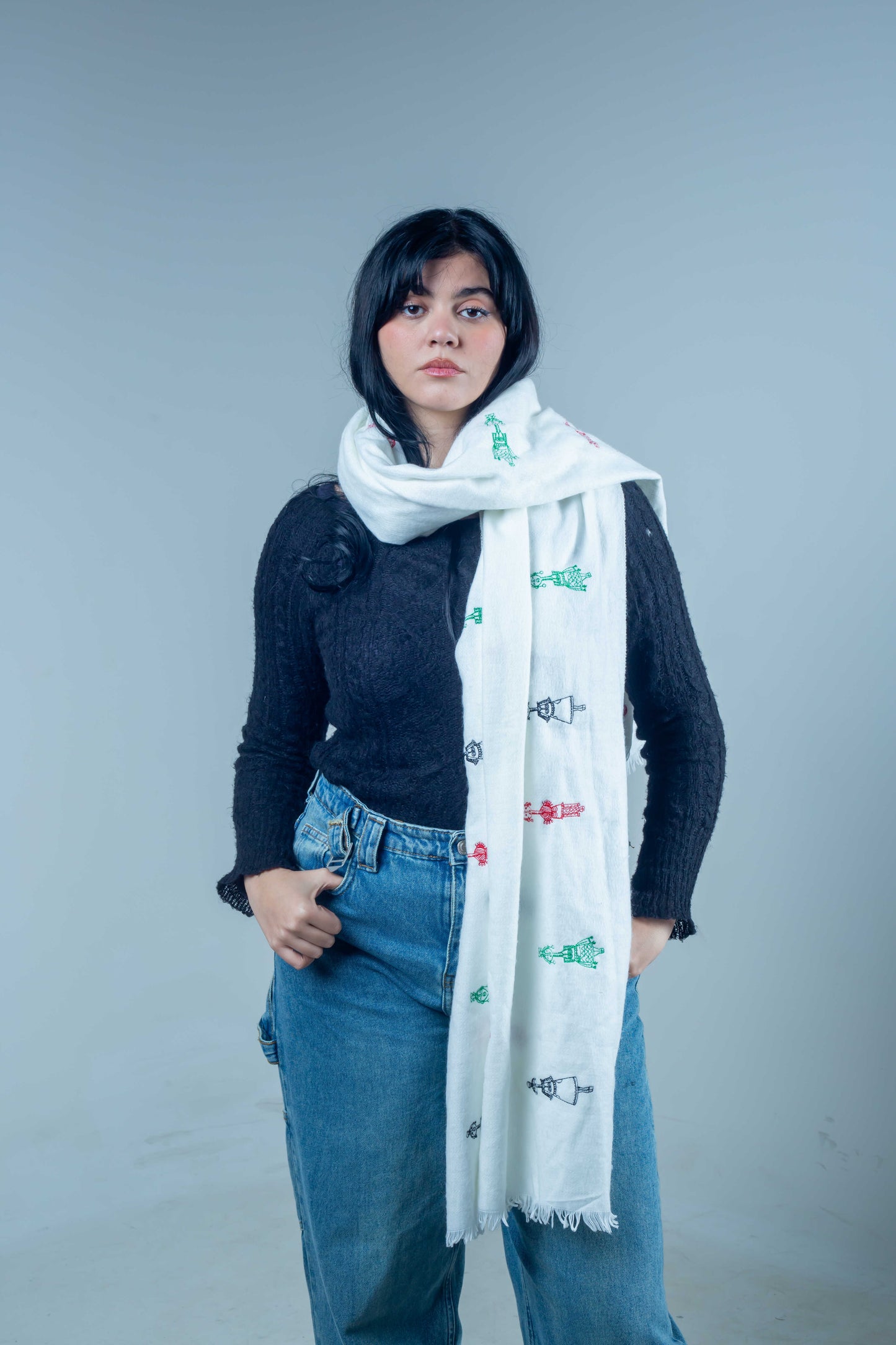 Shawl White