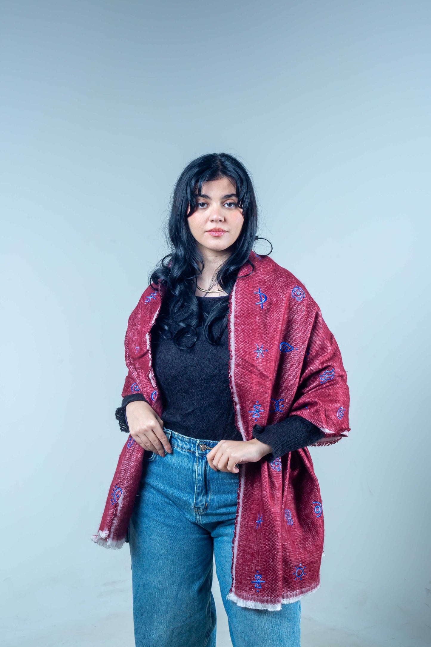 Shawl Red