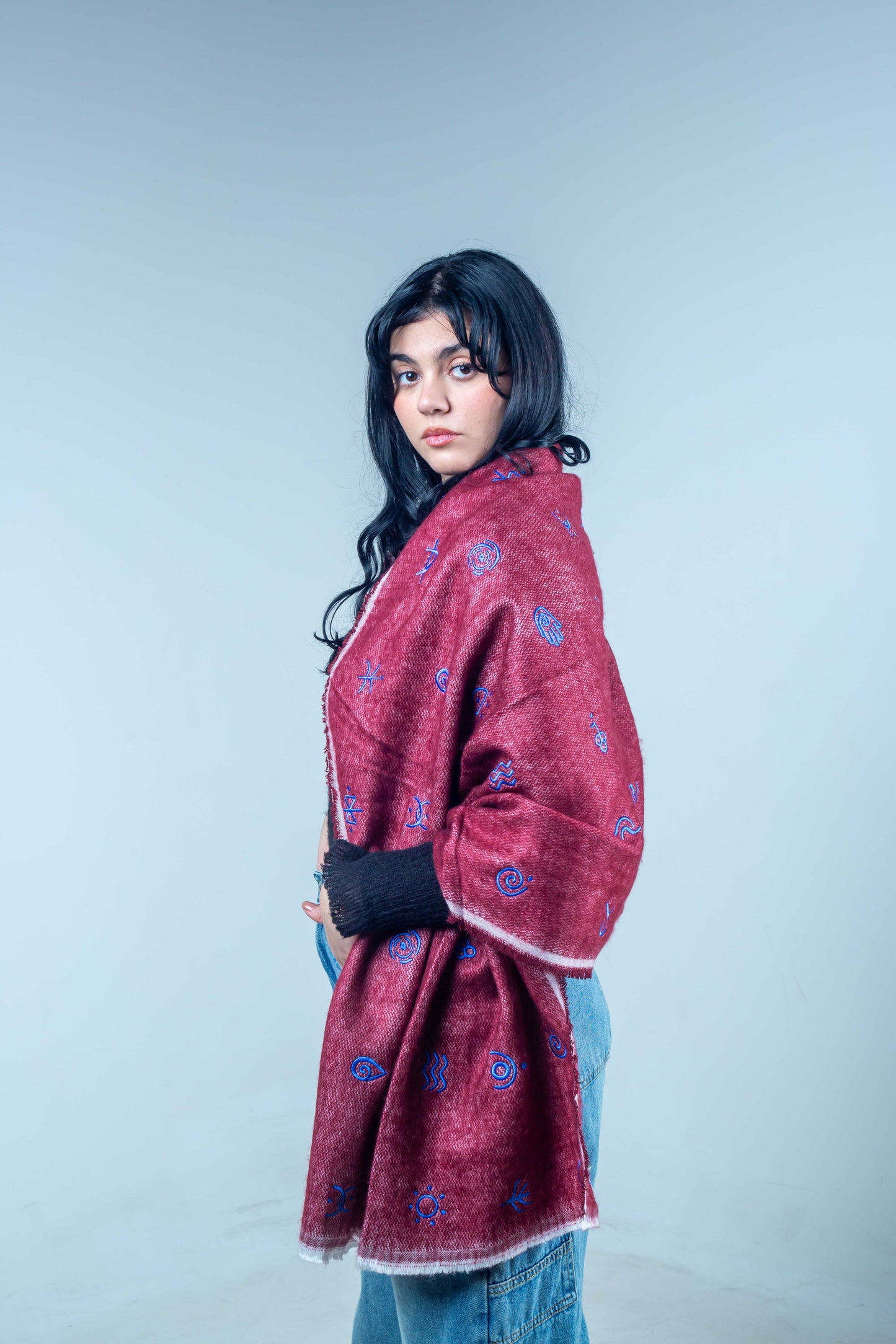 Shawl Red