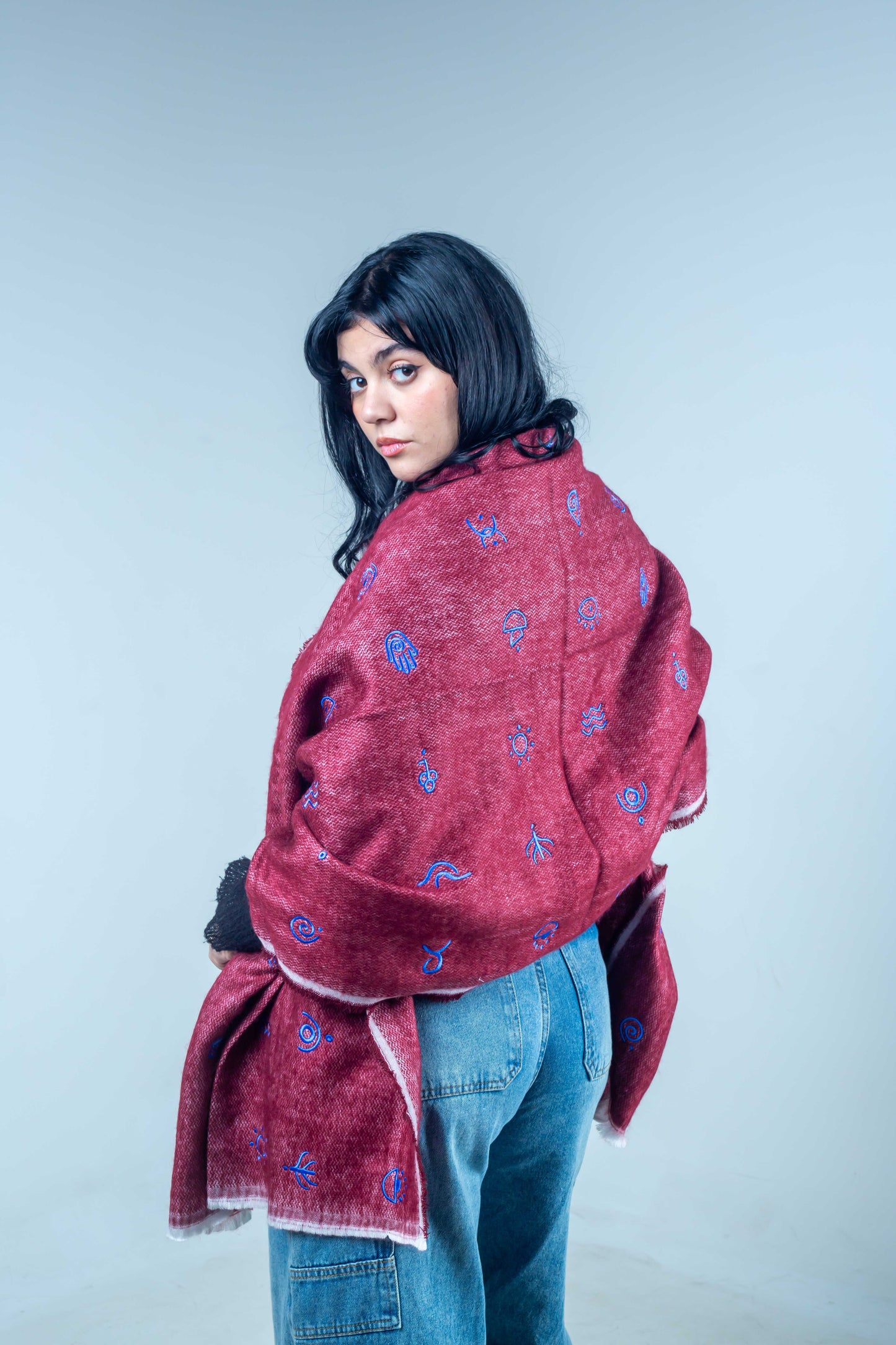Shawl Red