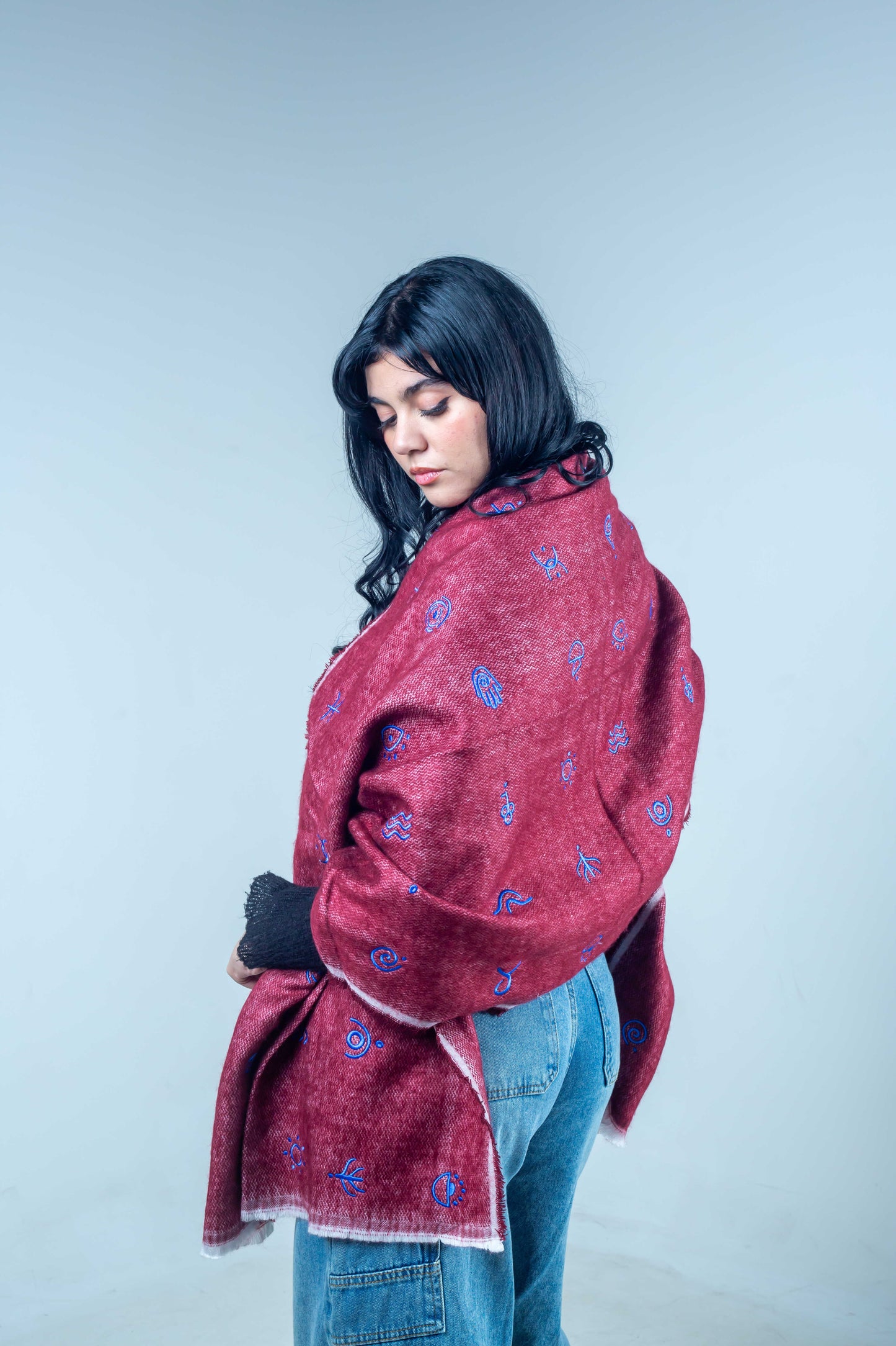 Shawl Red