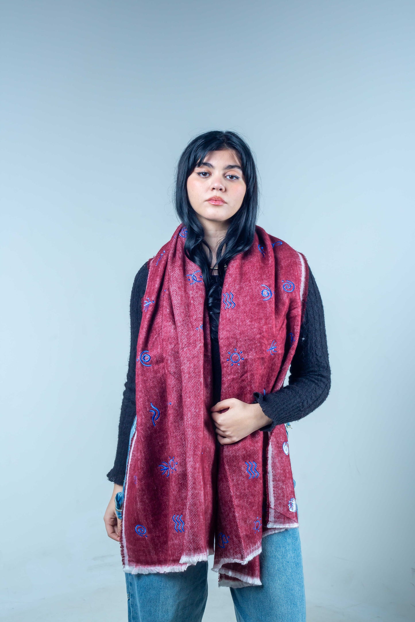 Shawl Red