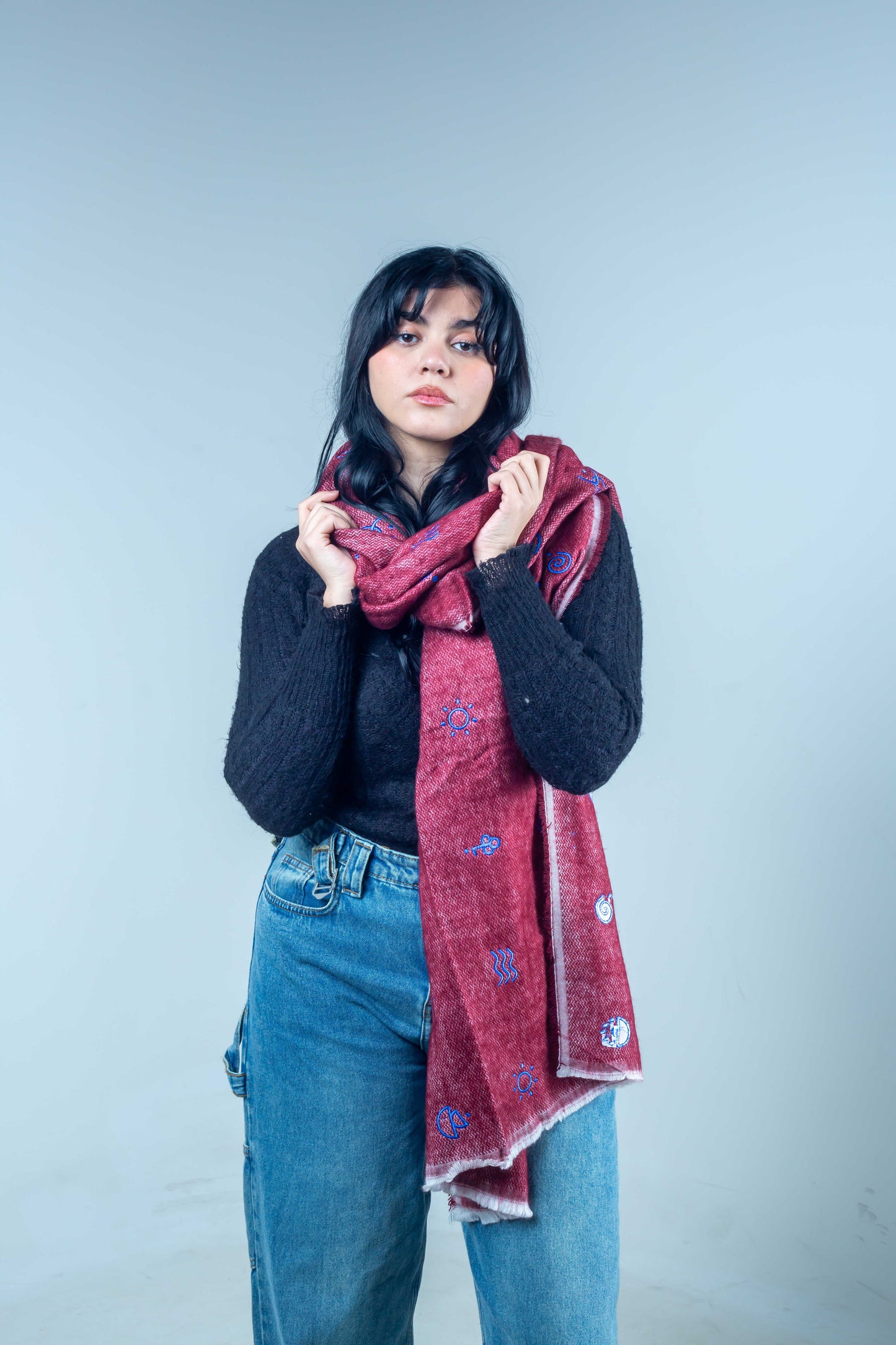 Shawl Red