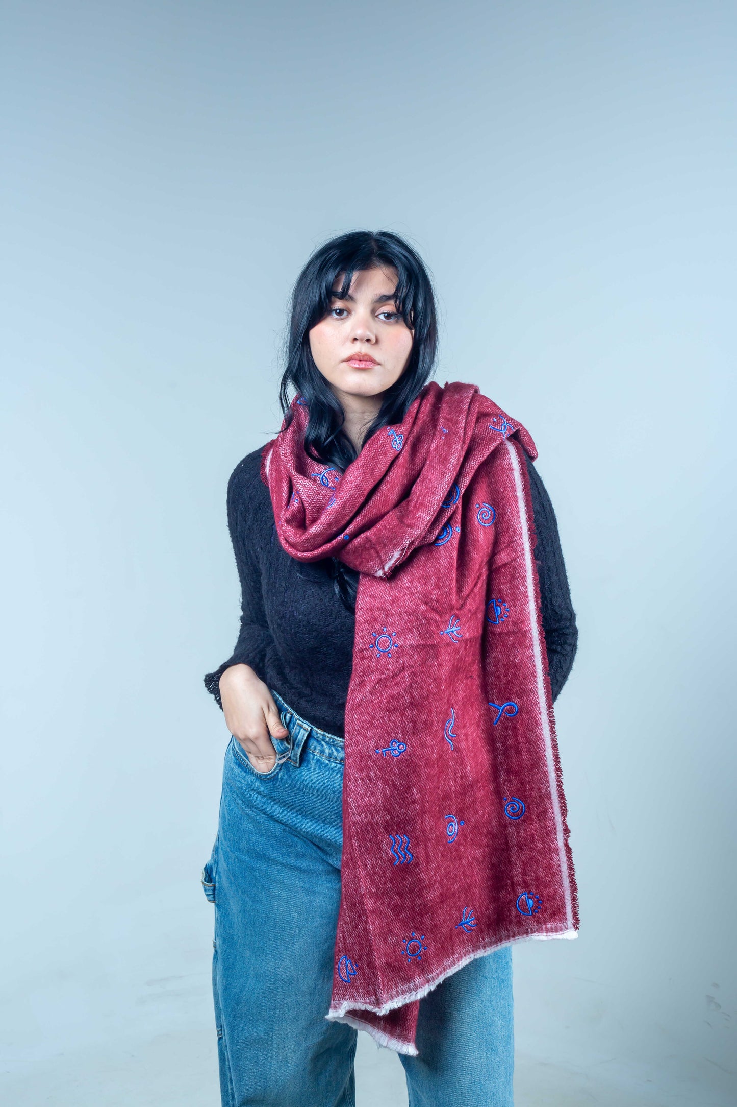 Shawl Red