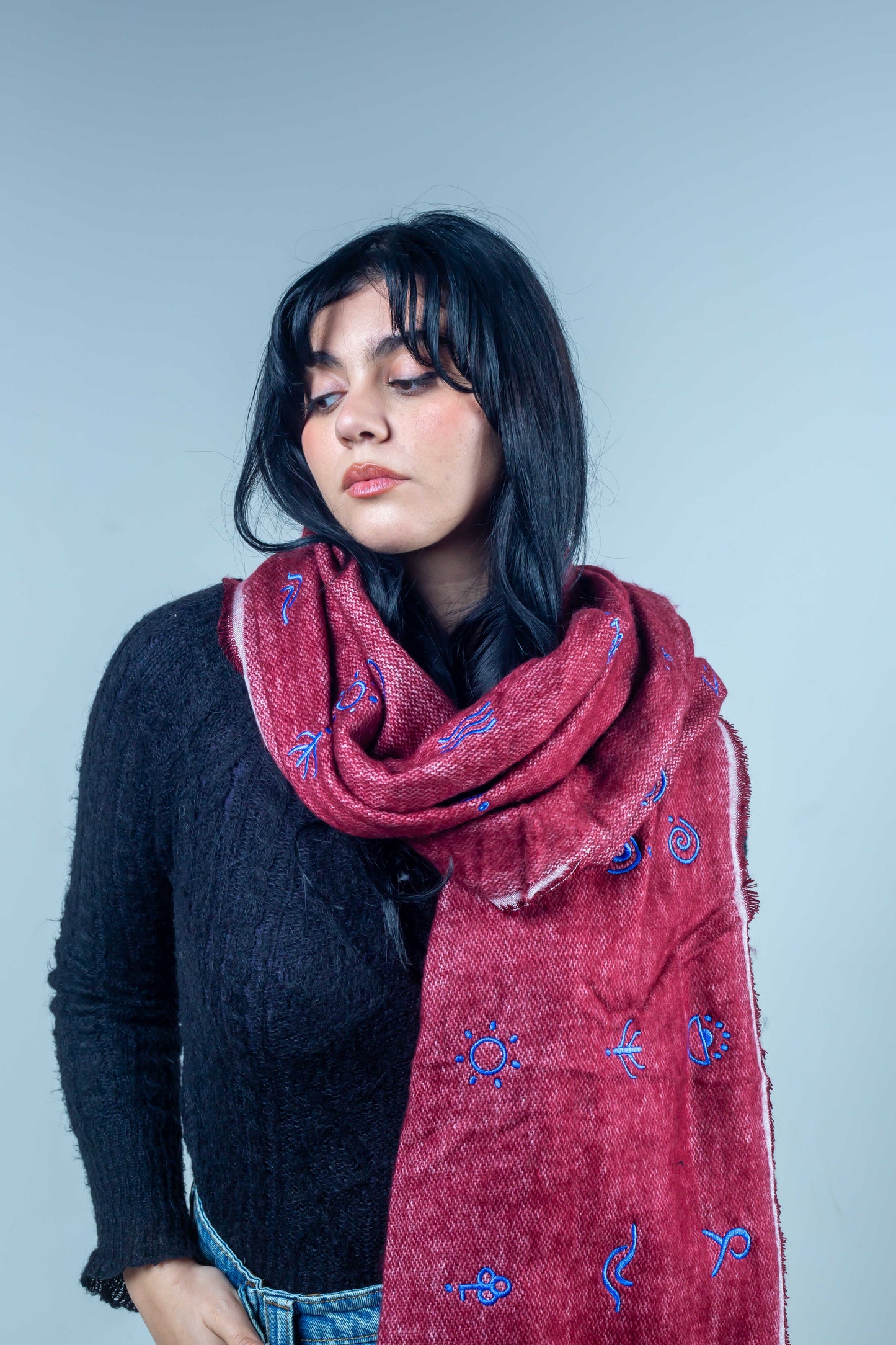 Shawl Red