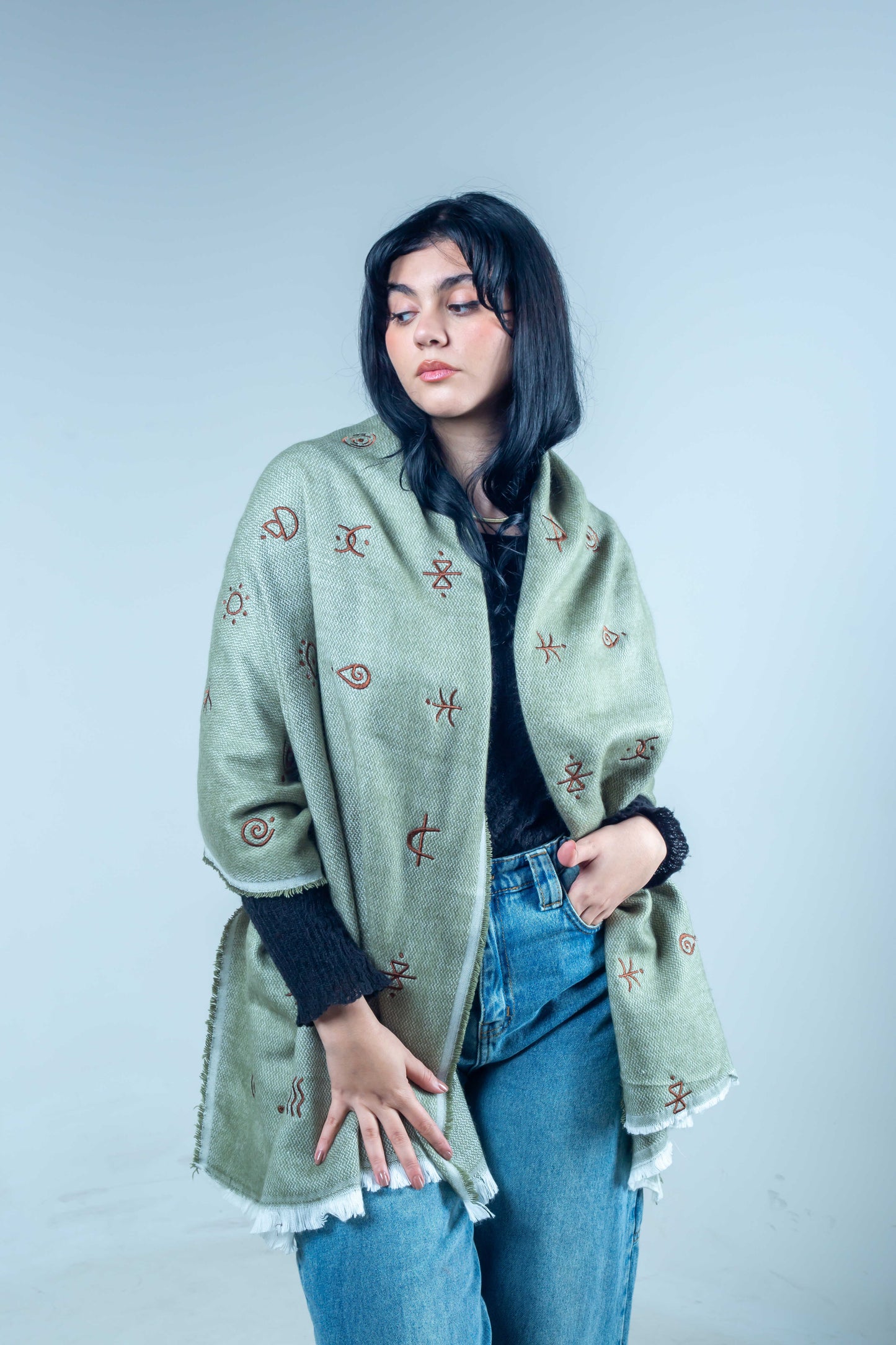 Shawl Green