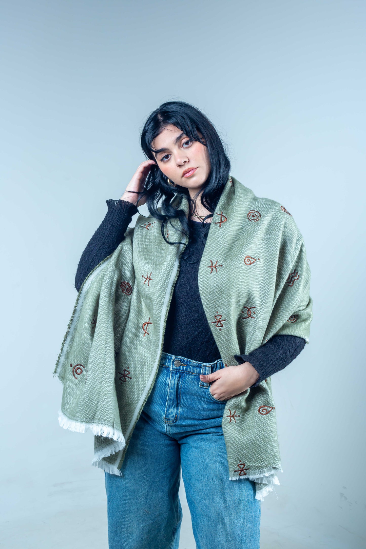 Shawl Green