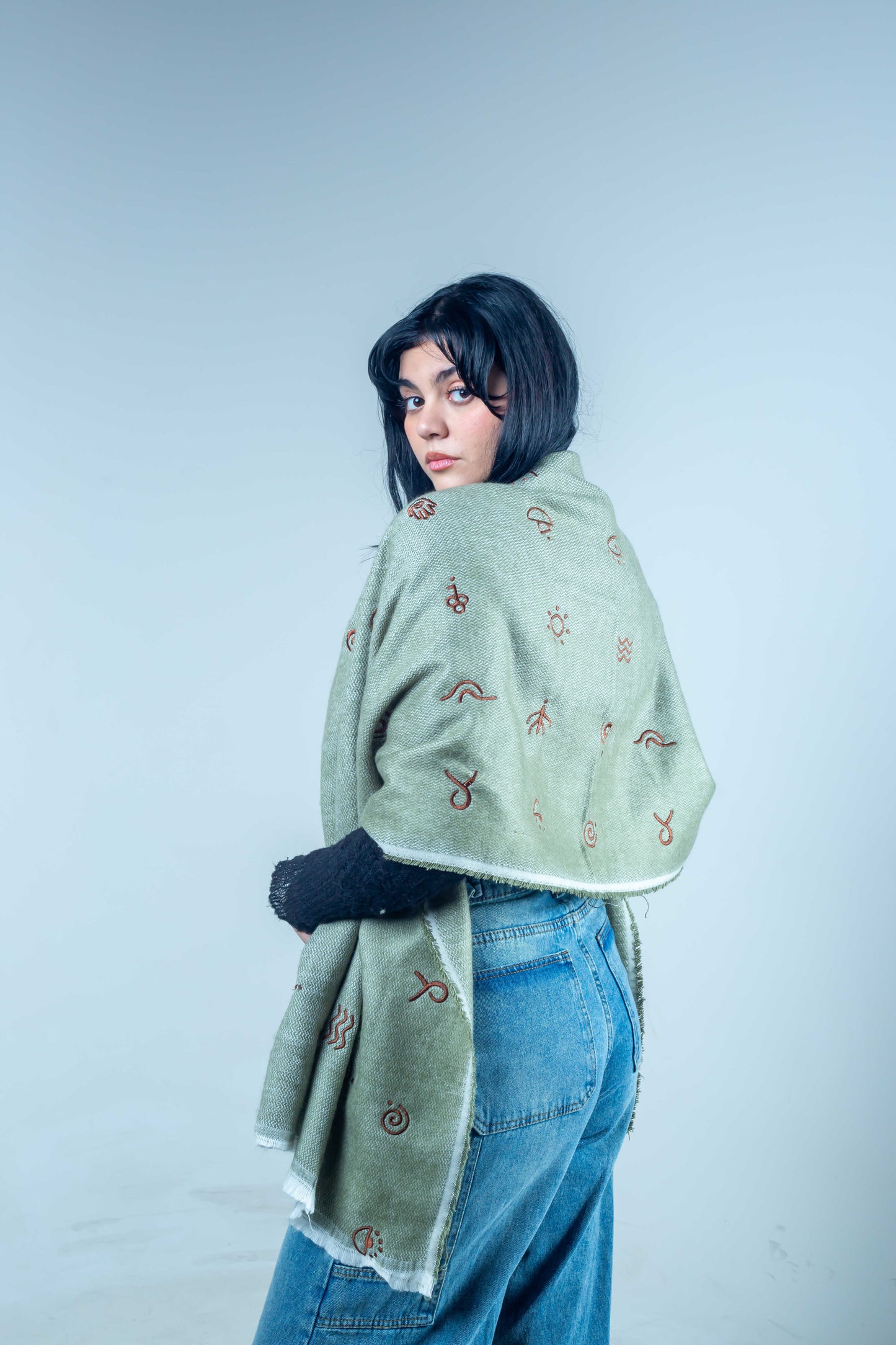 Shawl Green
