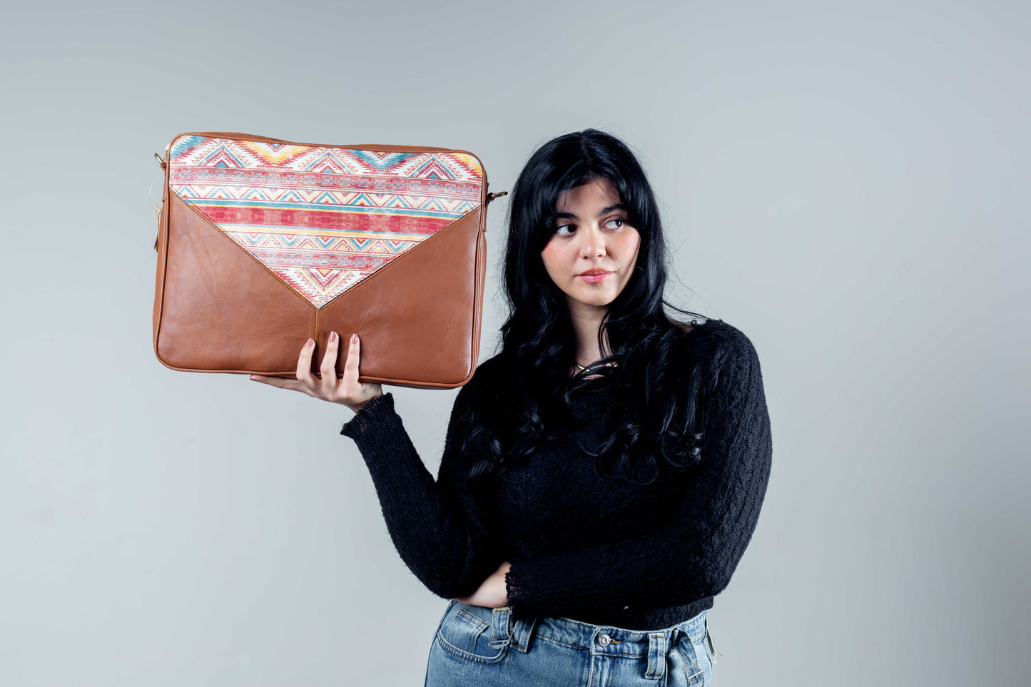 Large laptop bag Havana