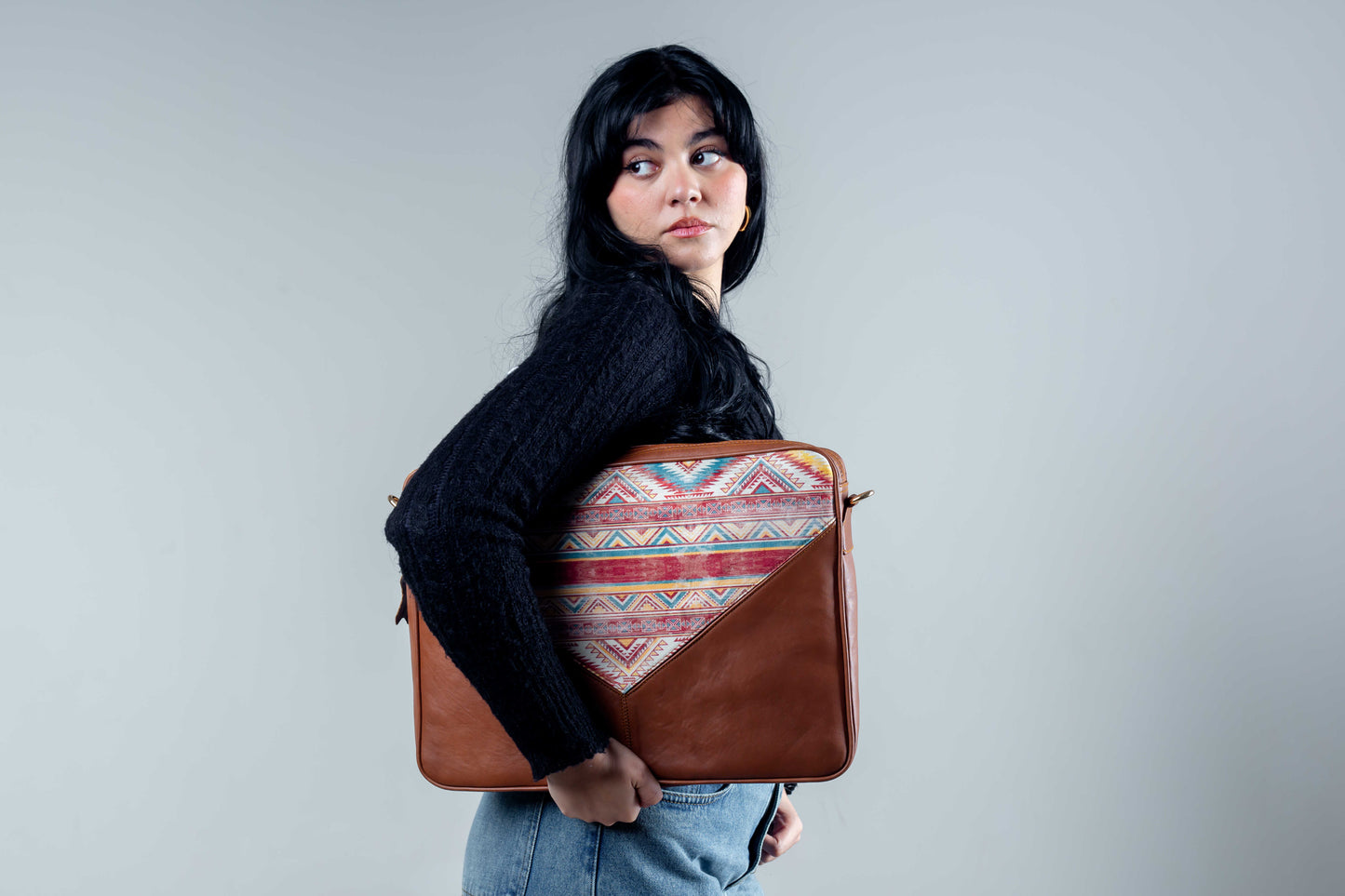 Large laptop bag Havana