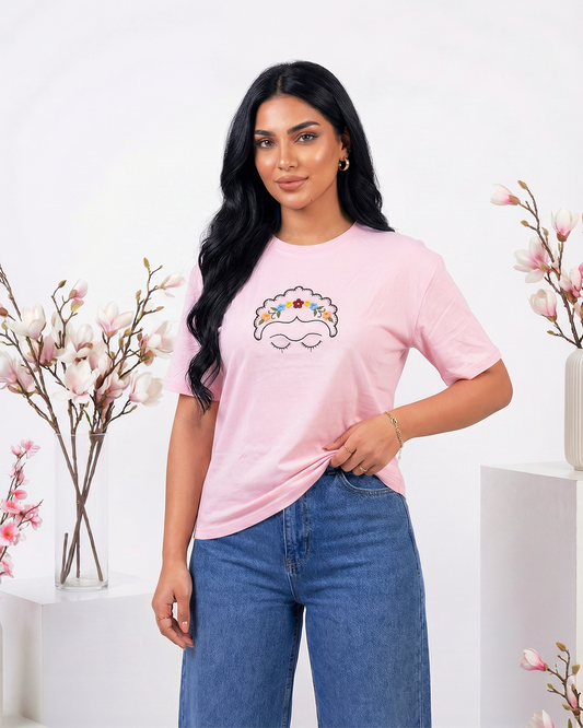 Frida t-shirt Pink