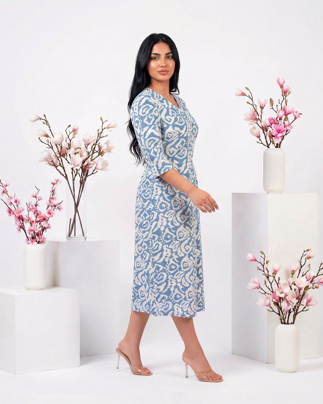 Light Blue Ikat