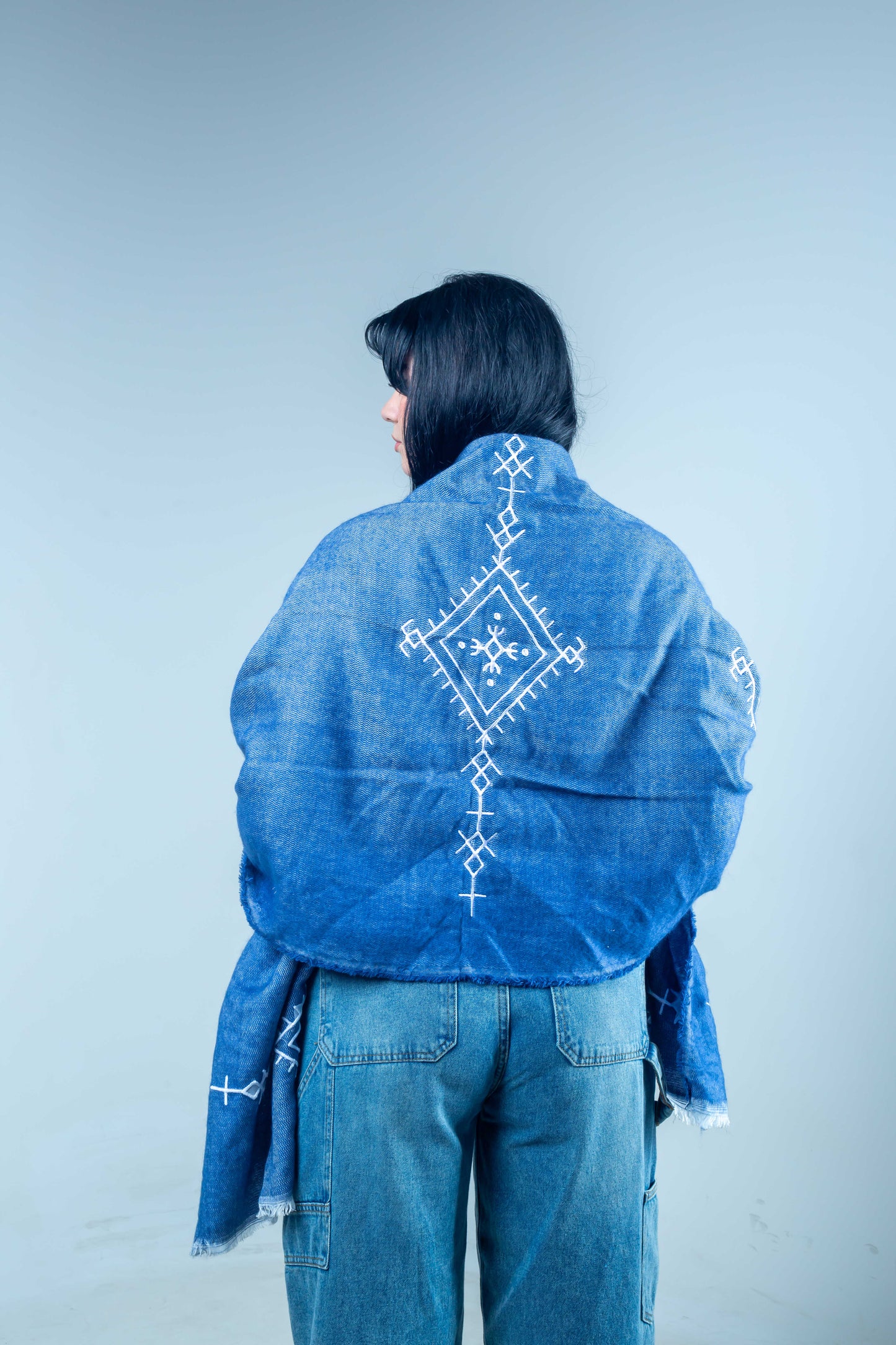 Shawl Blue