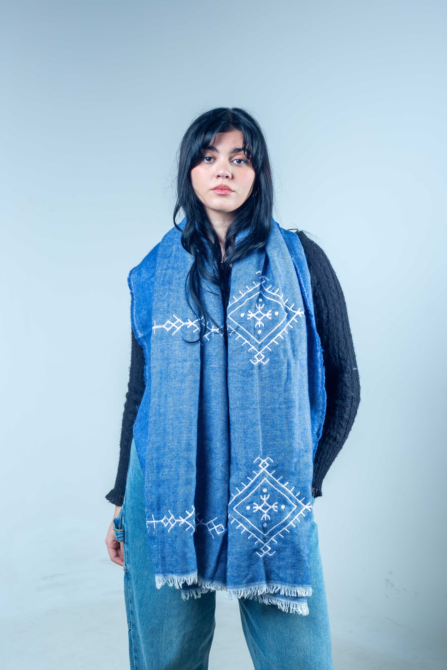 Shawl Blue