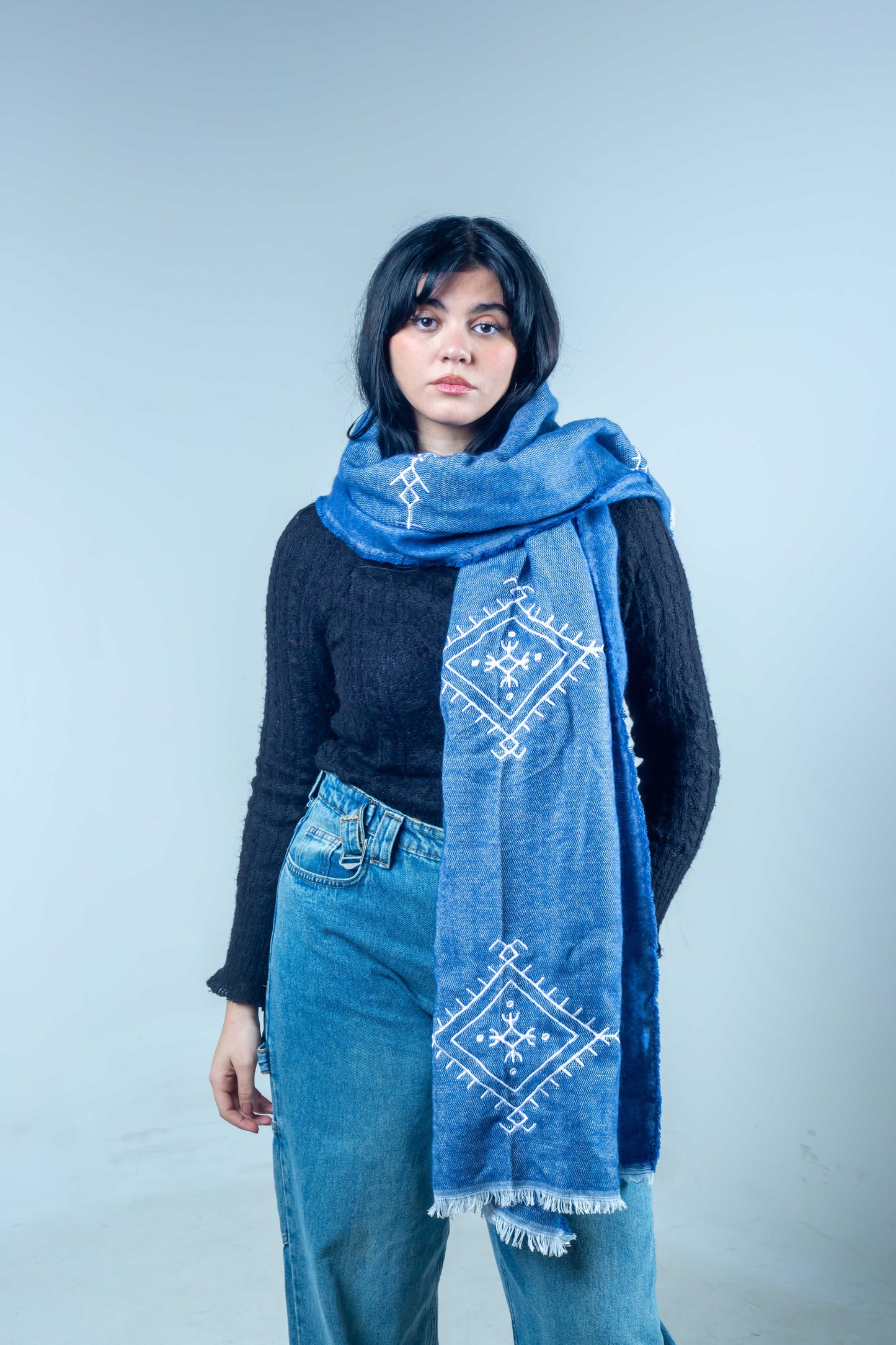 Shawl Blue