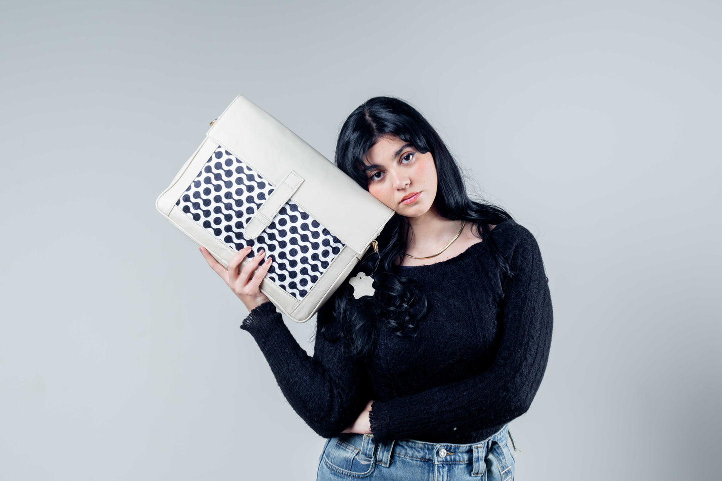 Laptop Bag off white