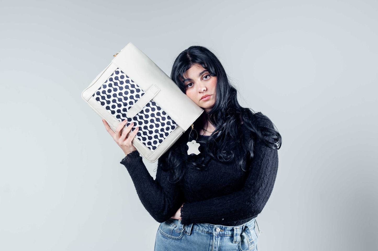 Laptop Bag off white
