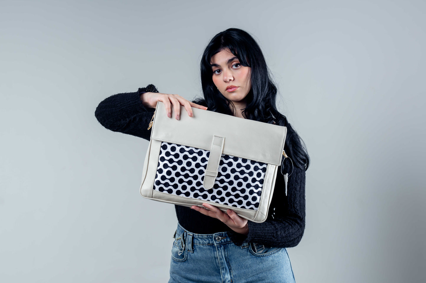 Laptop Bag off white
